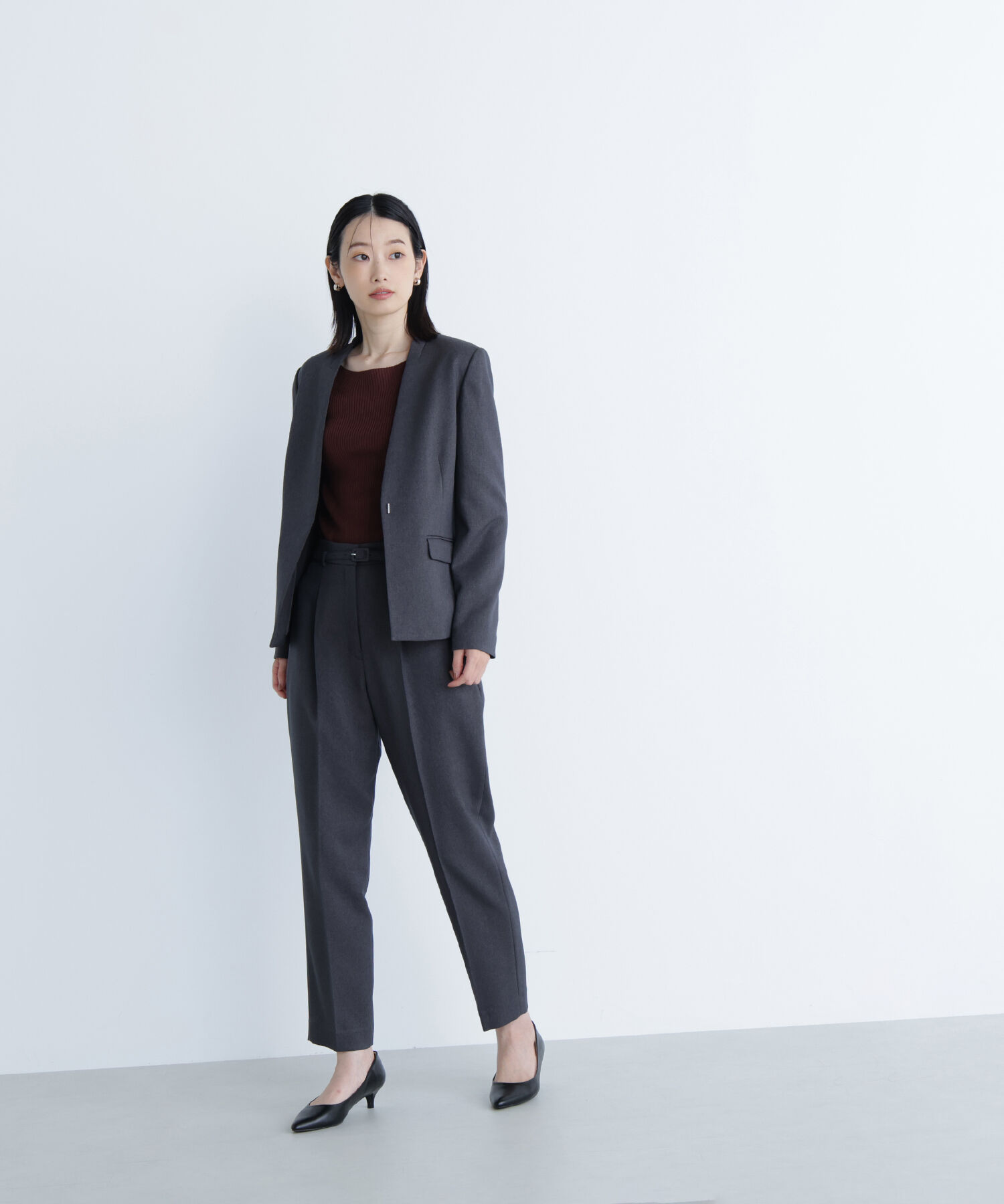  「ウーステッドライクツイル SETUP テーパードパンツ」|その他|