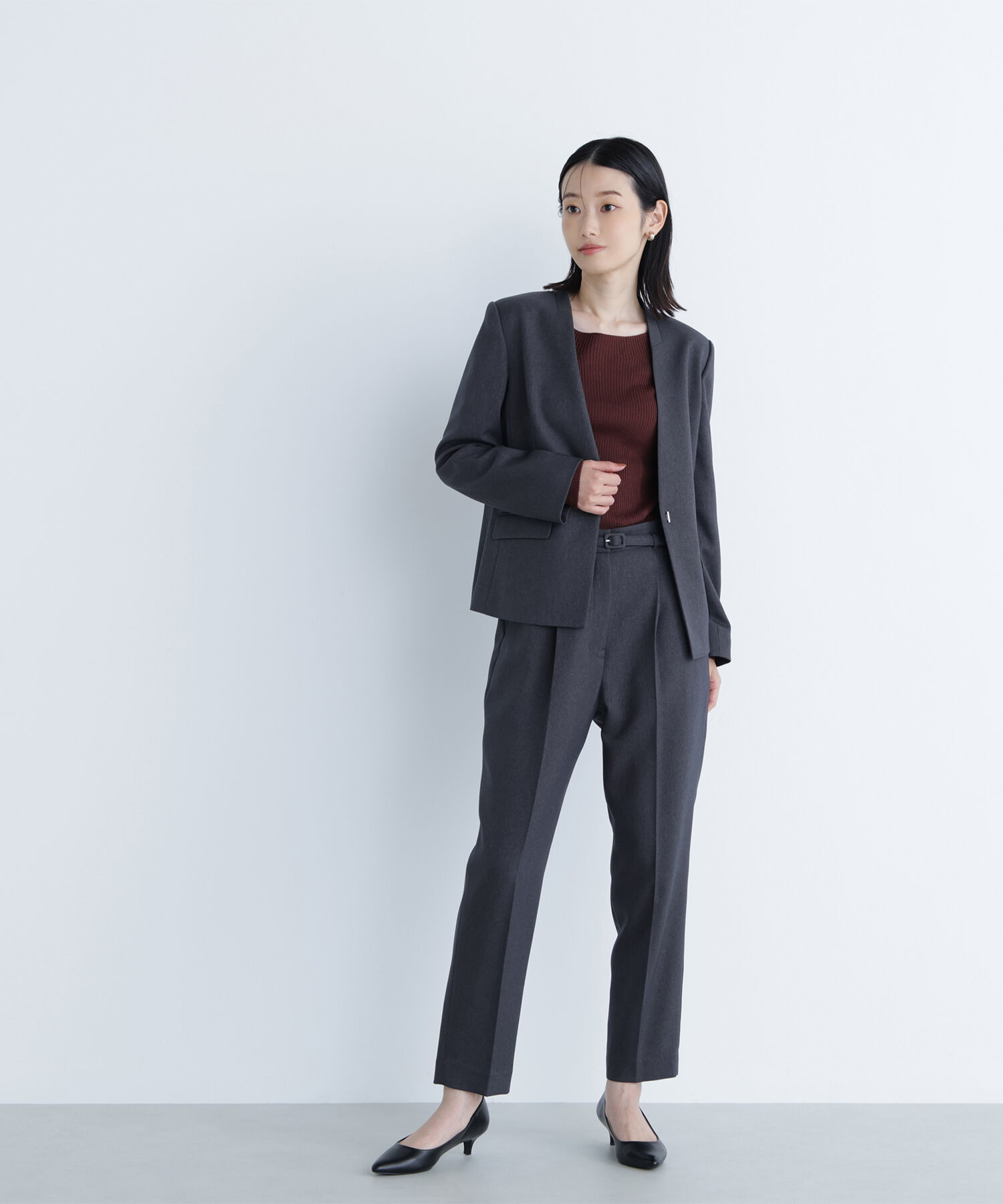  「ウーステッドライクツイル SETUP テーパードパンツ」|その他|