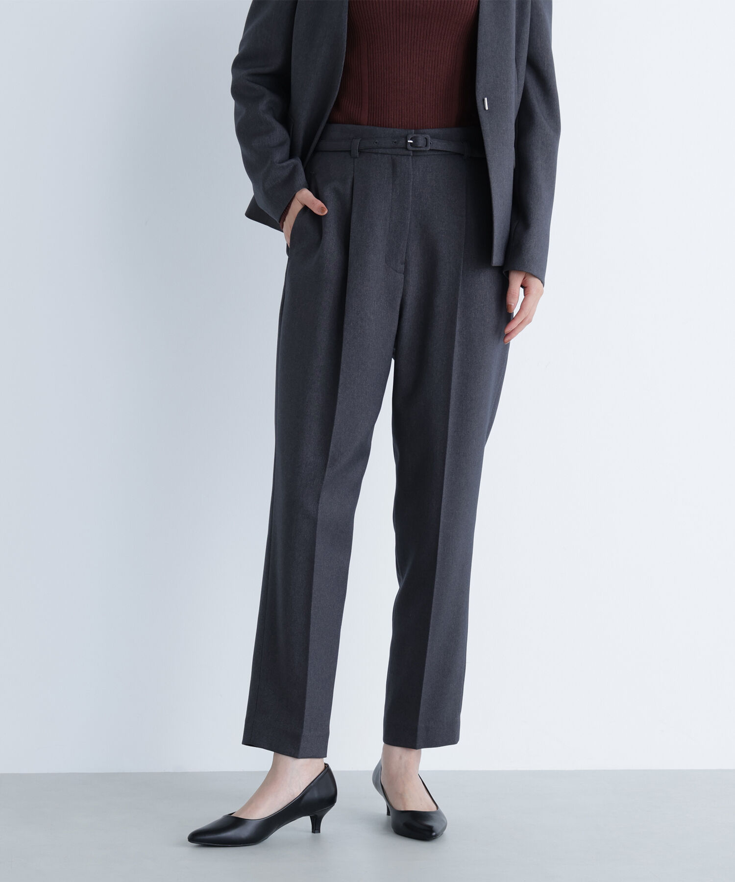  「ウーステッドライクツイル SETUP テーパードパンツ」|その他|