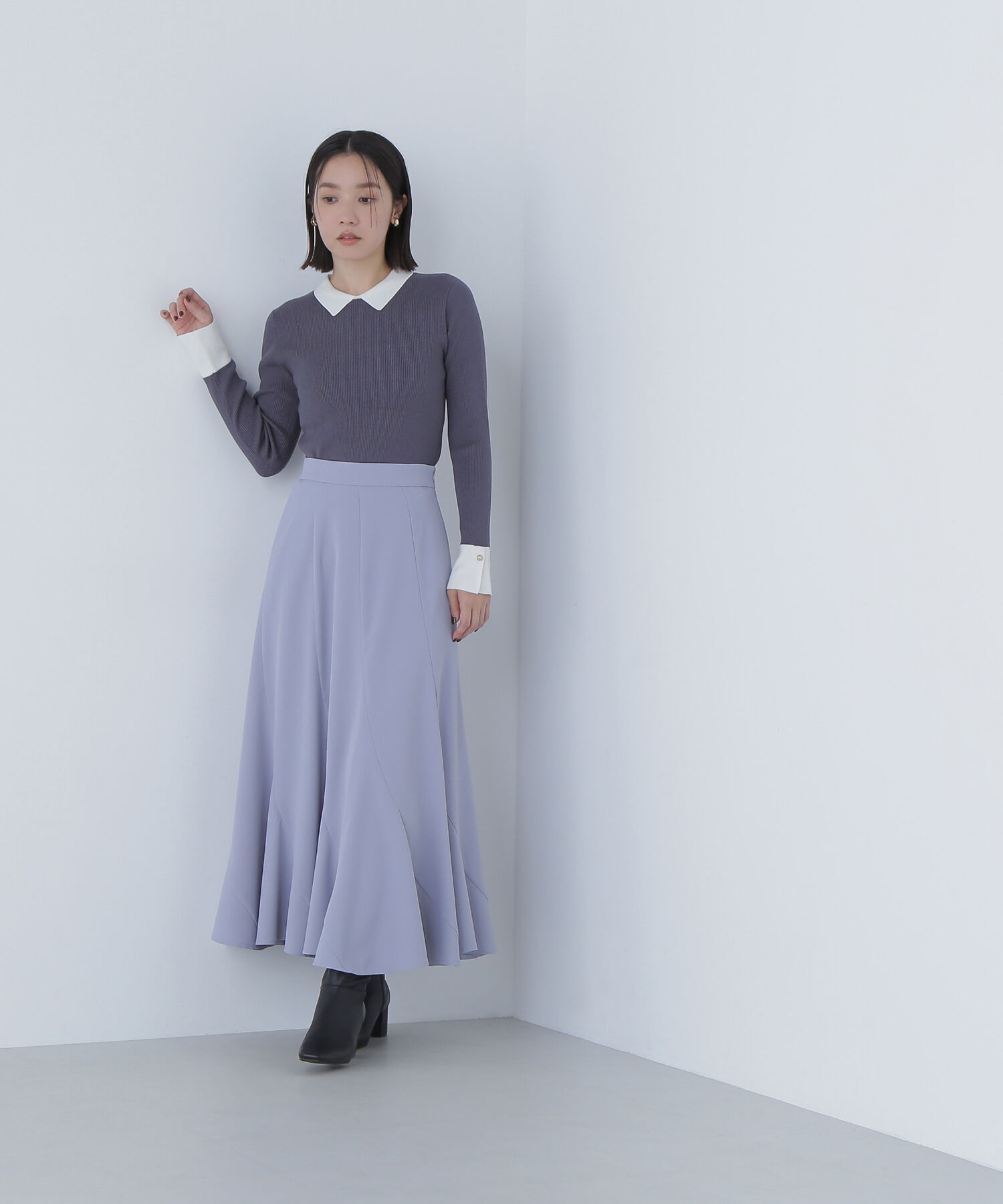  「ペタルヘムスカート」|スカート|