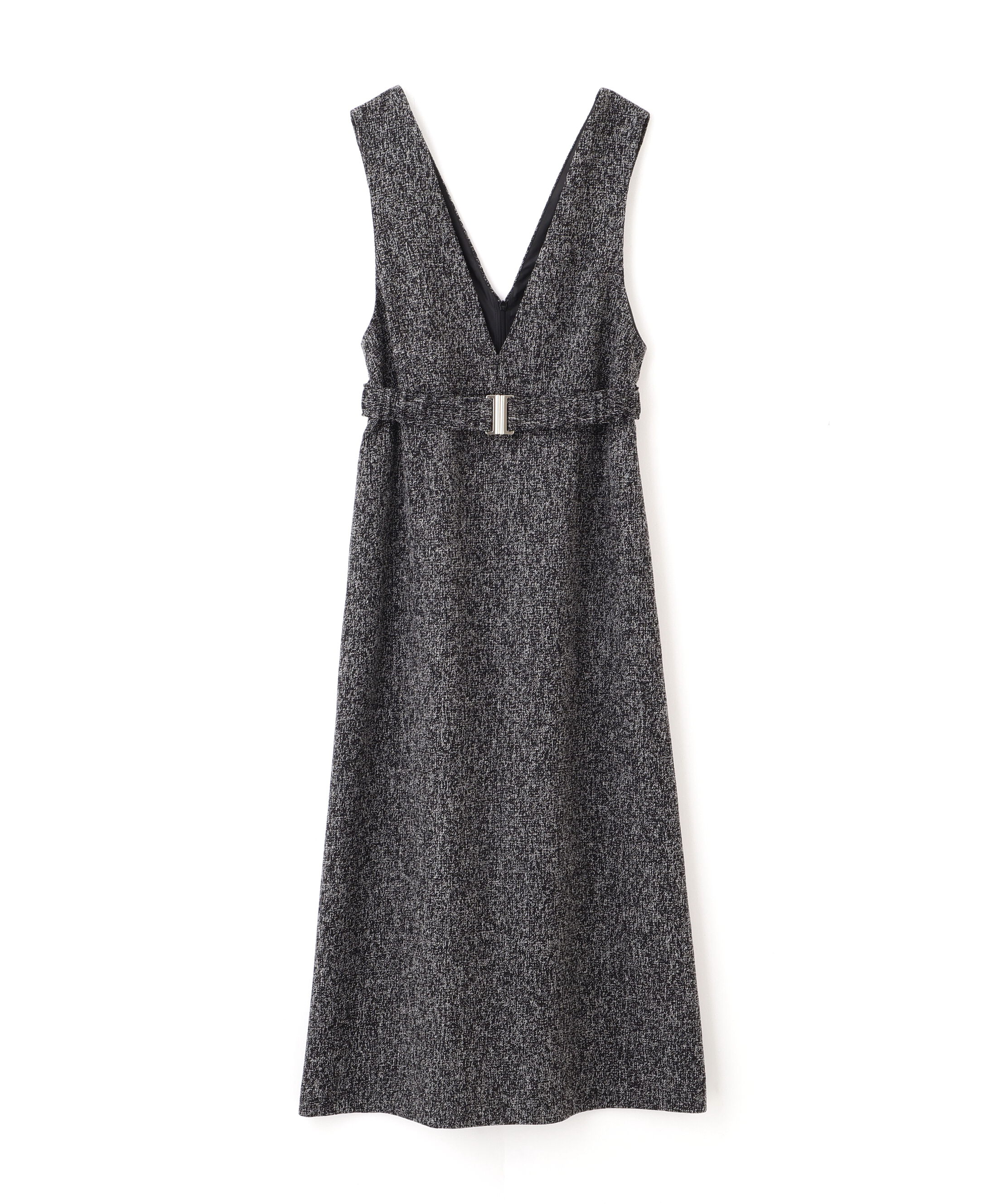  「ベルト付Vネックジャンスカ」|ワンピース|