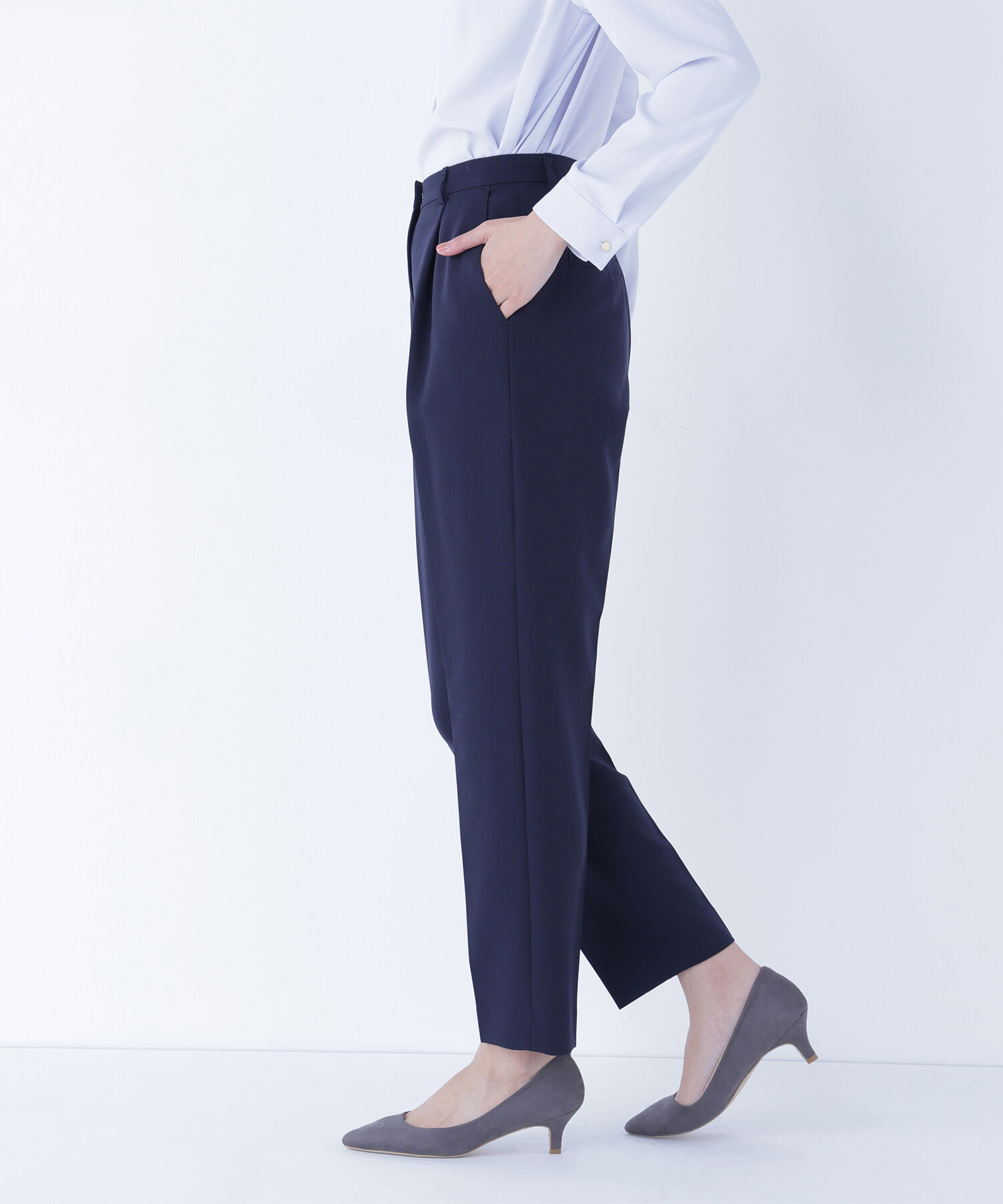  「ダブルクロスストレッチ SETUP テーパードパンツ」|その他|