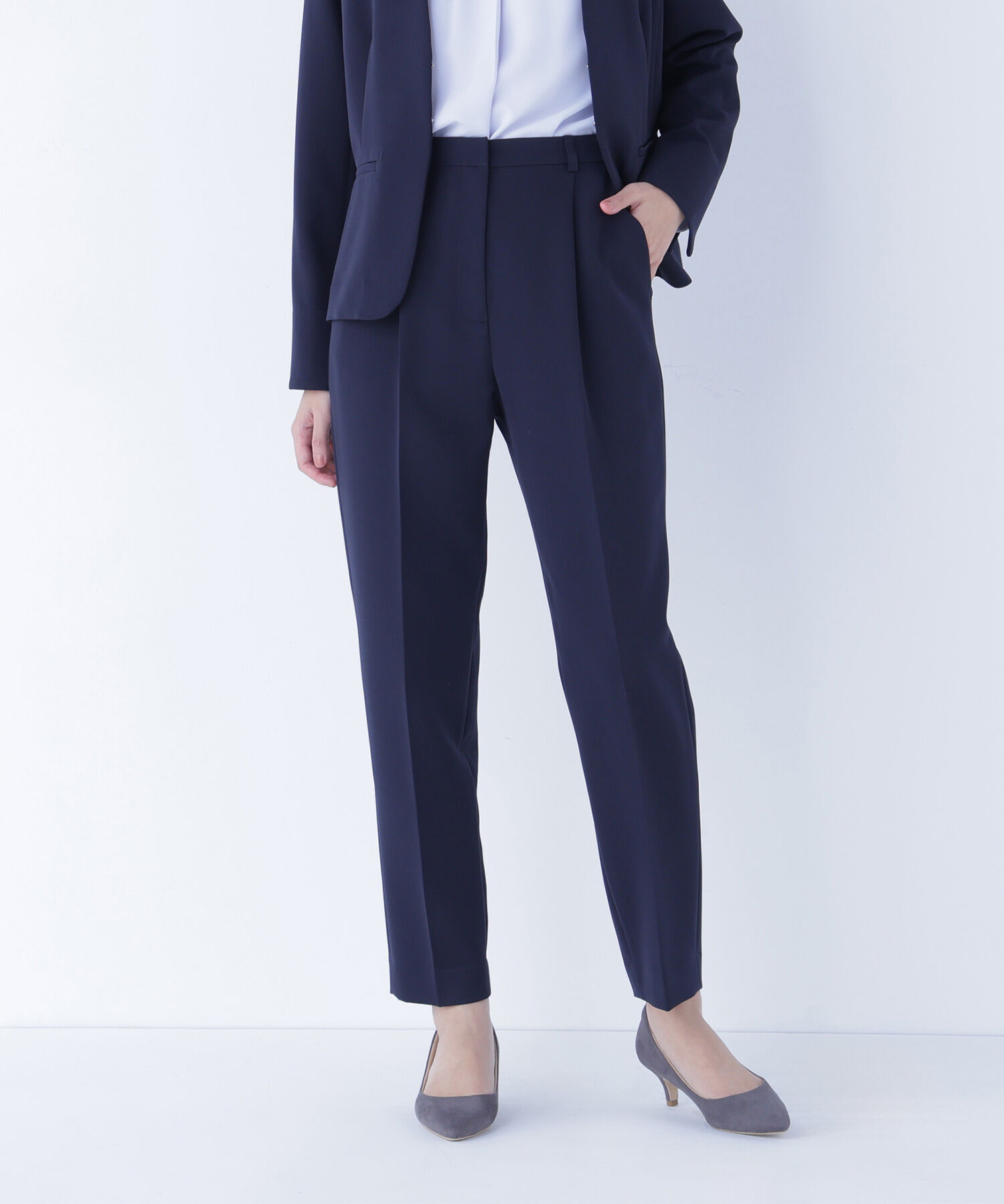  「ダブルクロスストレッチ SETUP テーパードパンツ」|その他|