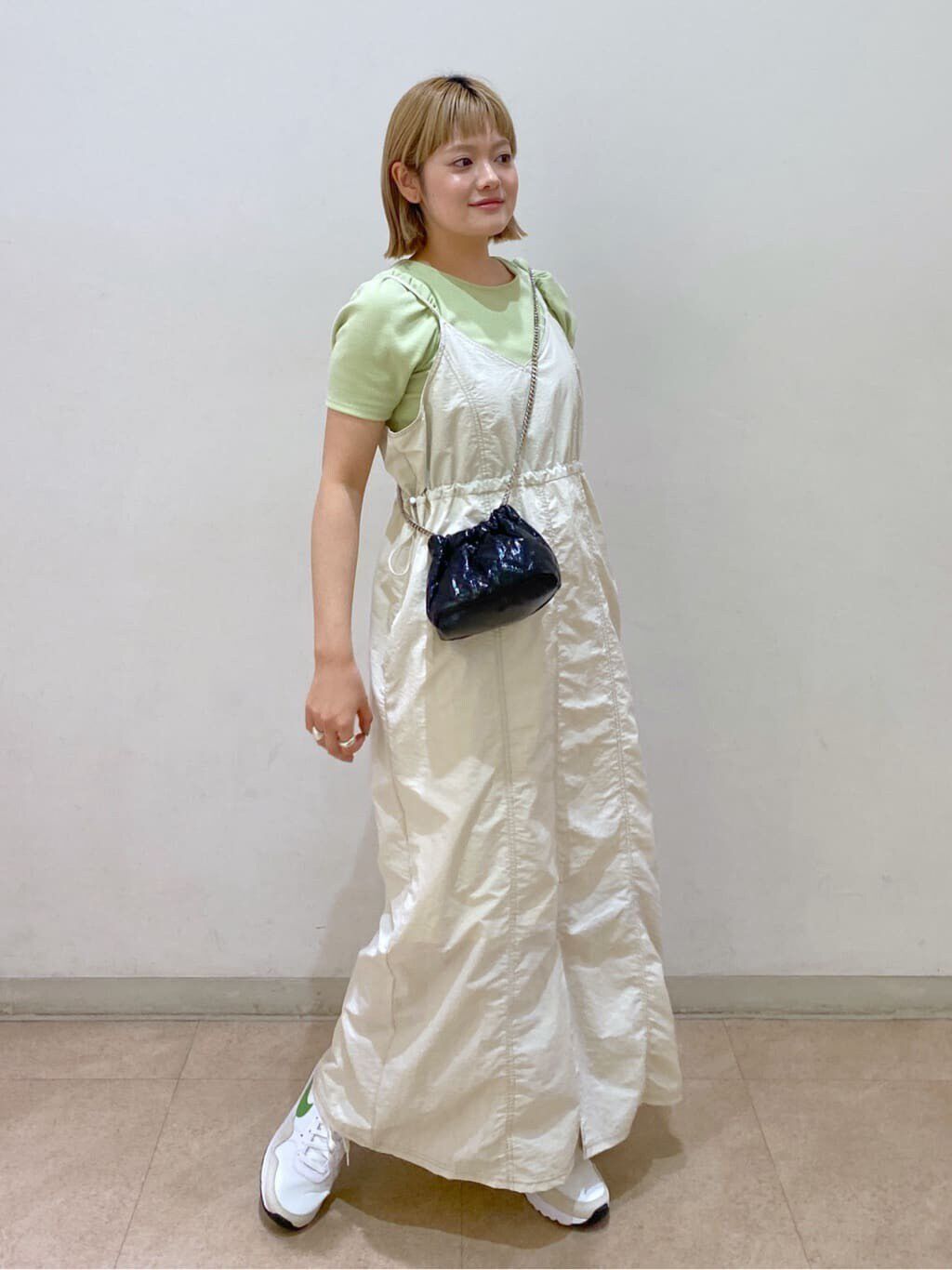  「バックリボンパフスリーブテレコカットソー」|Tシャツ・カットソー|