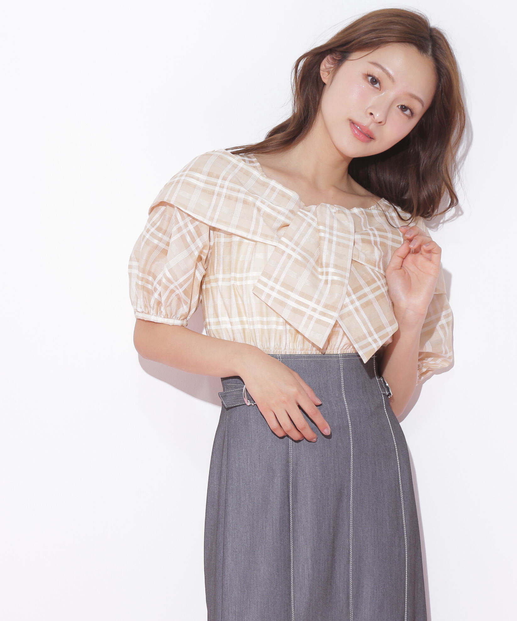  「ビッグリボンブラウス」|シャツ・ブラウス|