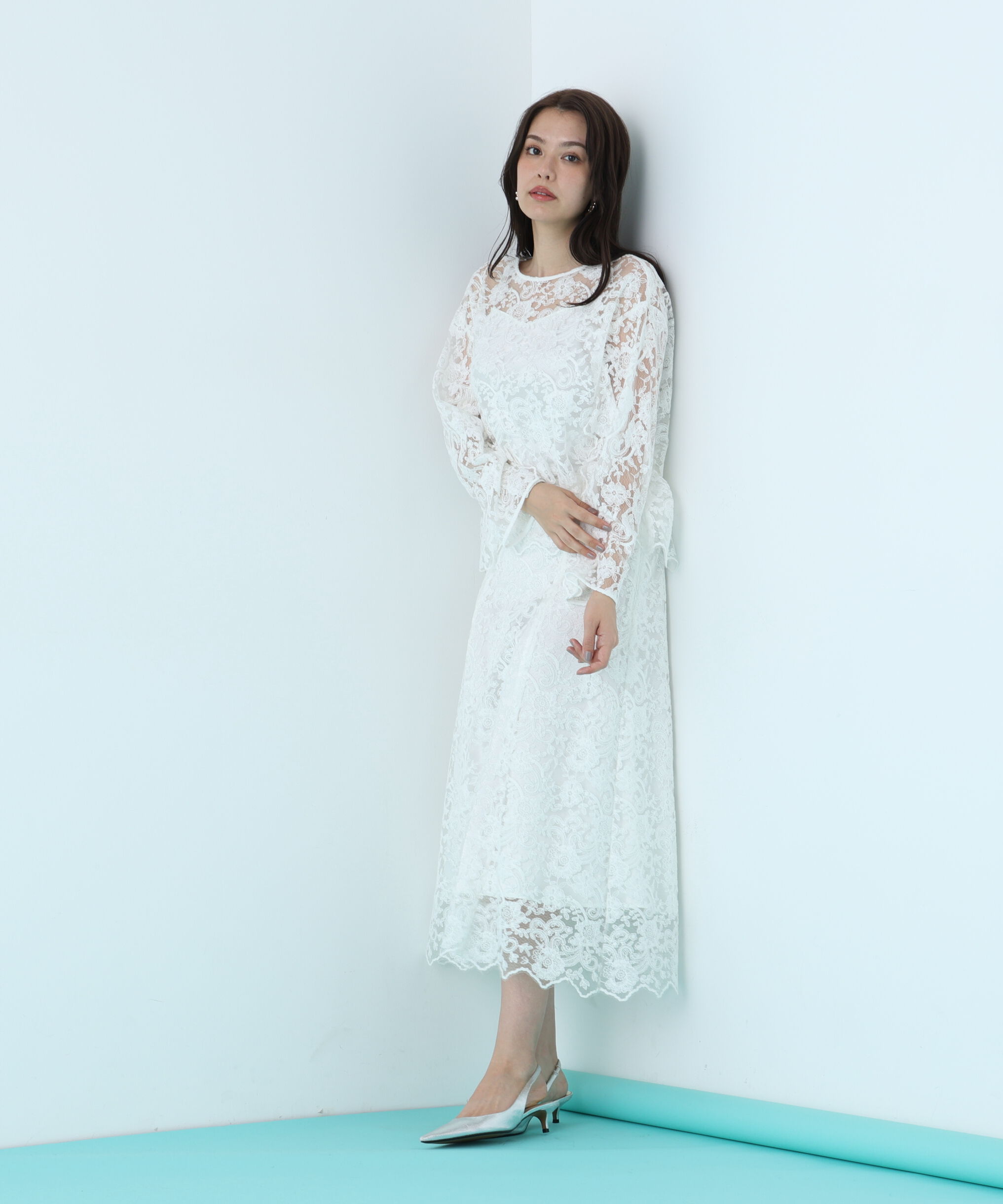  「スカラレースブラウス」|シャツ・ブラウス|