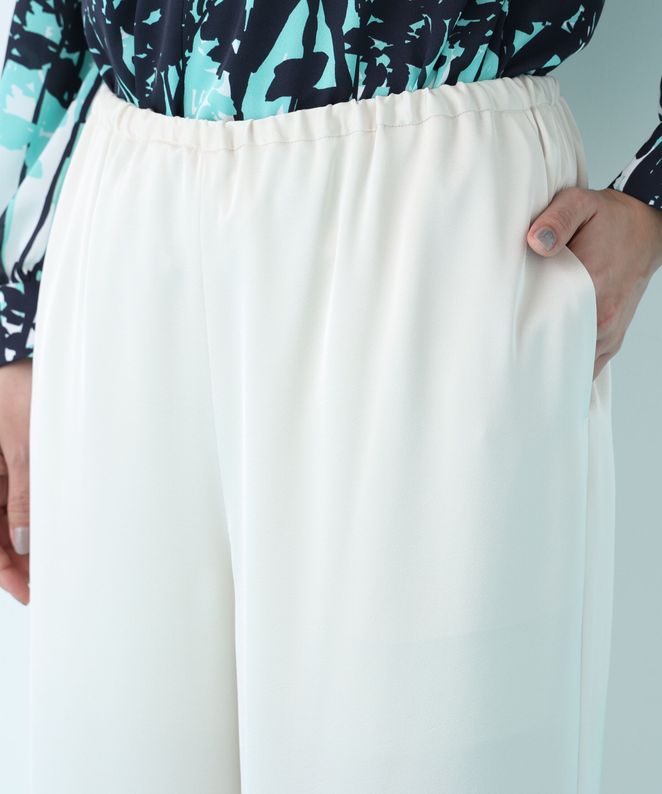  「サテンワイドパンツ」|その他|