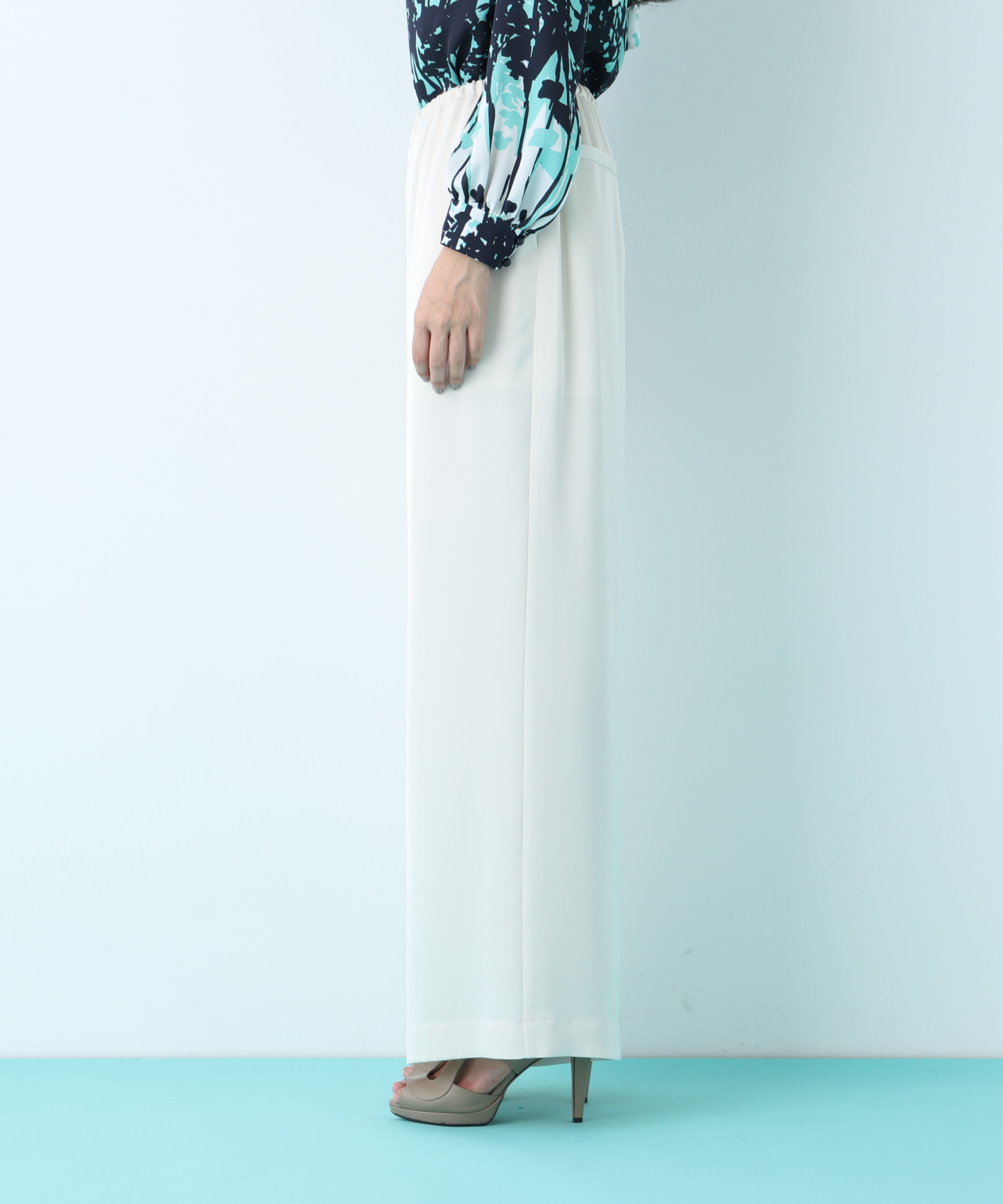  「サテンワイドパンツ」|その他|