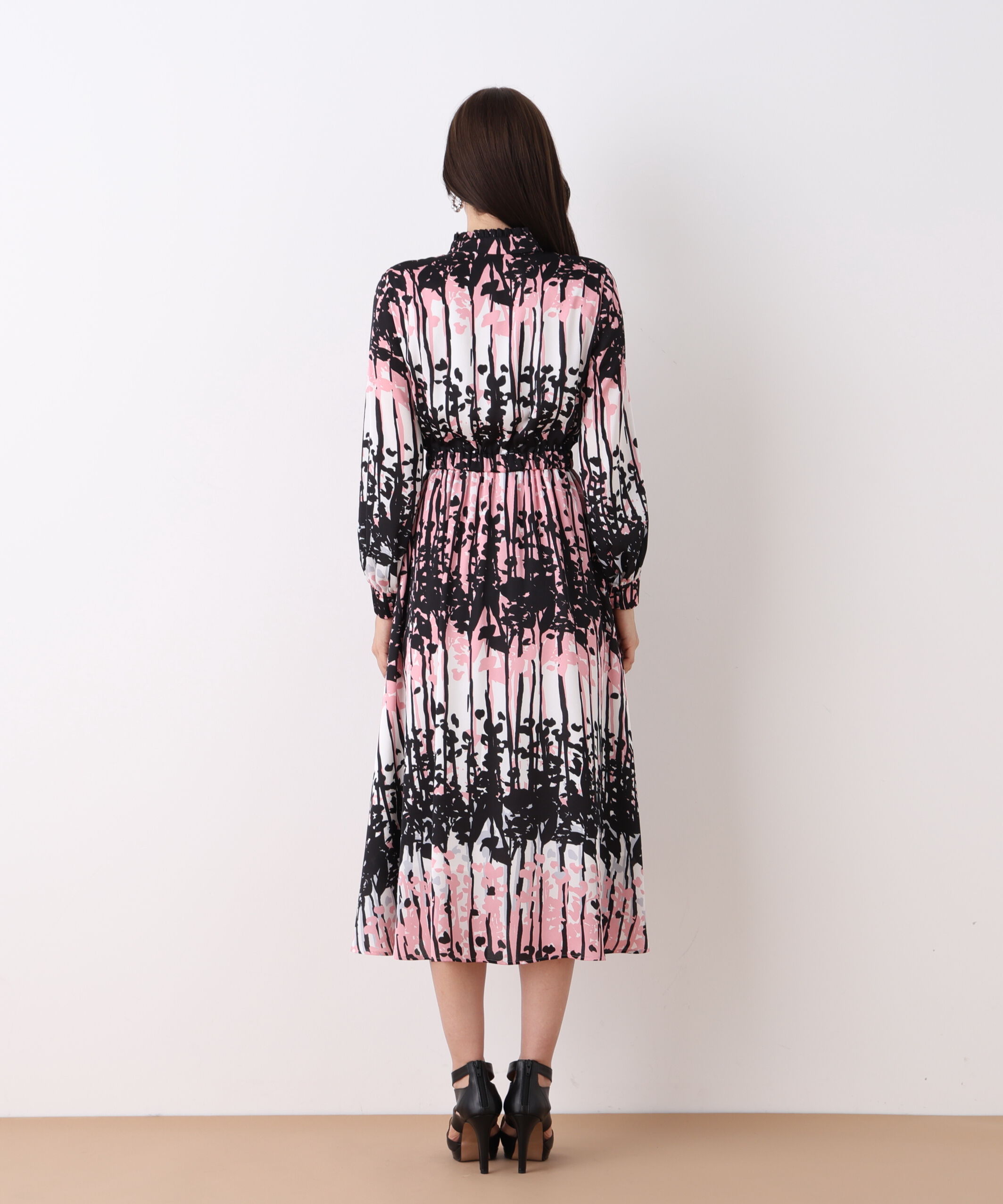  「インクフォレストプリントワンピース」|ワンピース|