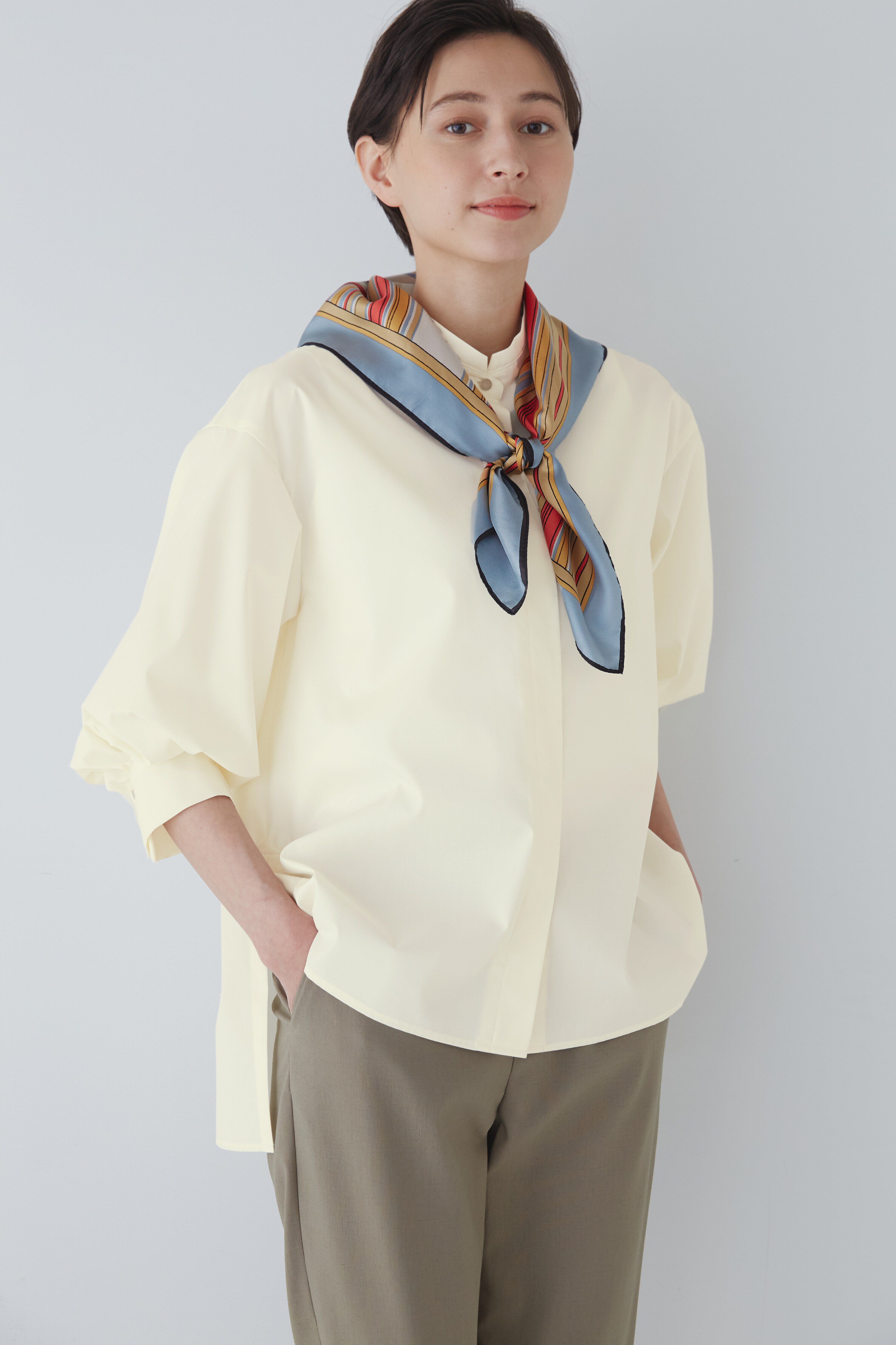  「◆袖ボリュームブラウス」|シャツ・ブラウス|エクリュ1