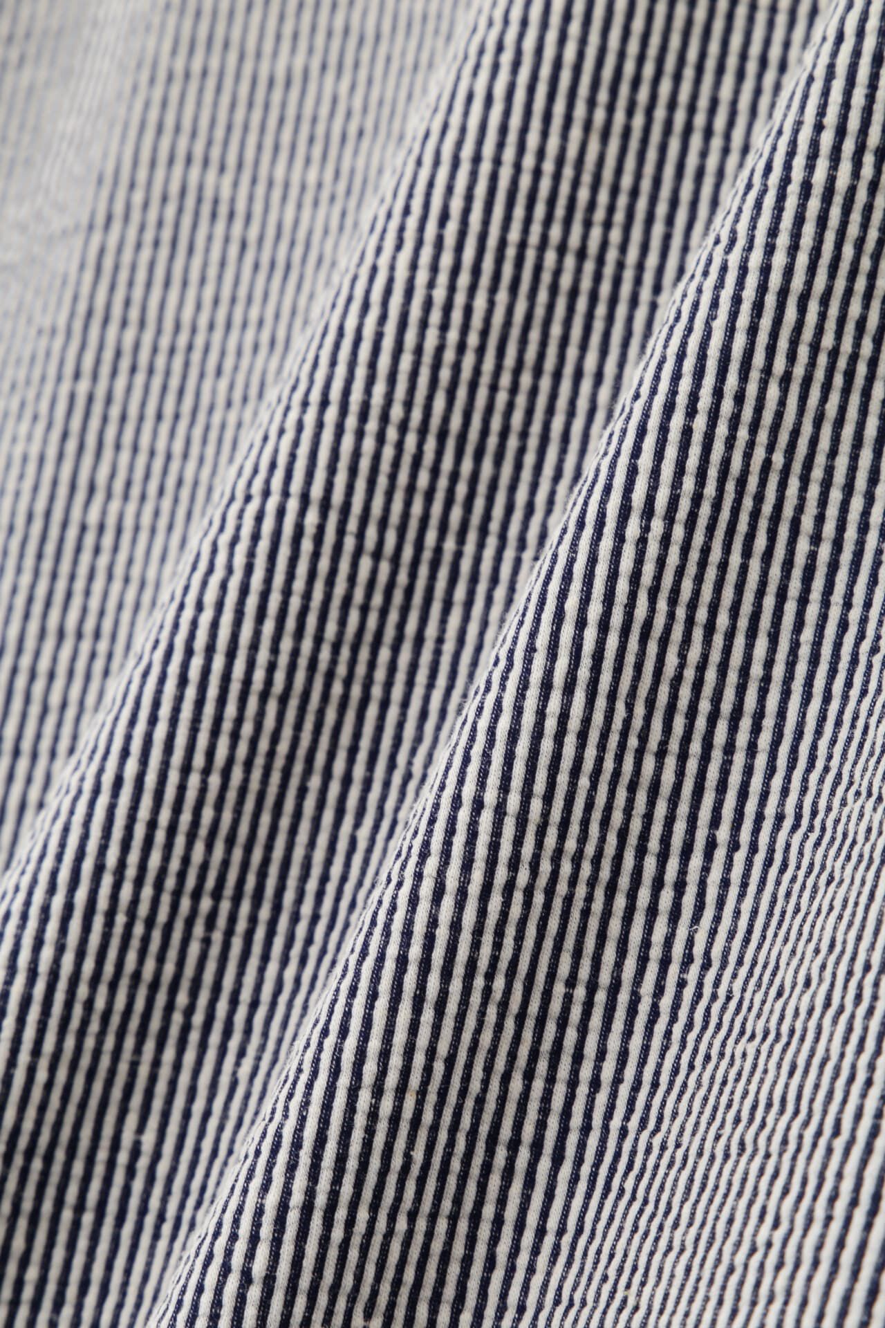  「◆ジャガードストライプジャージーＶネックプルオーバー」|Tシャツ・カットソー|