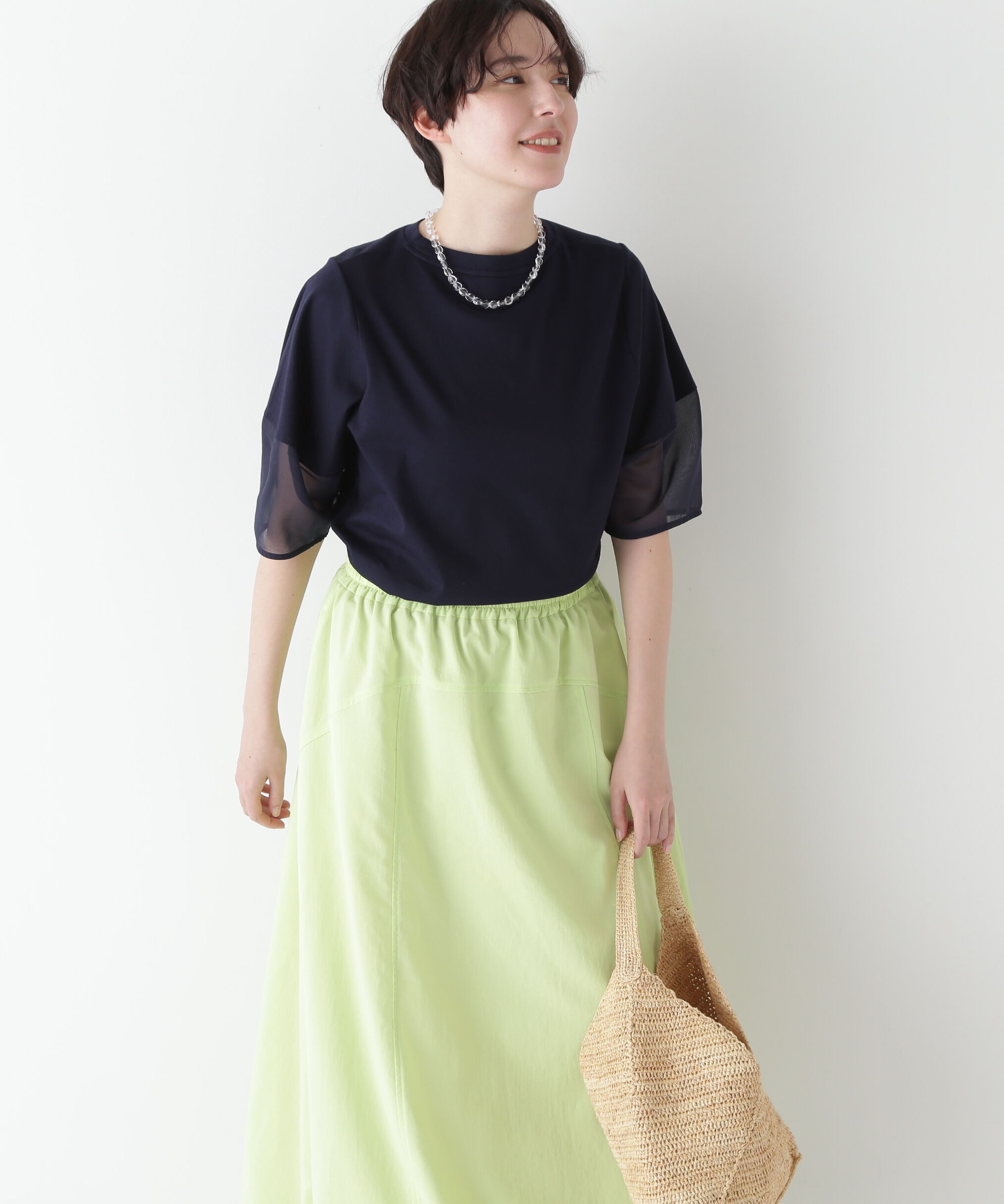  「◆アードッキングモックネックカットソープルオーバー」|Tシャツ・カットソー|