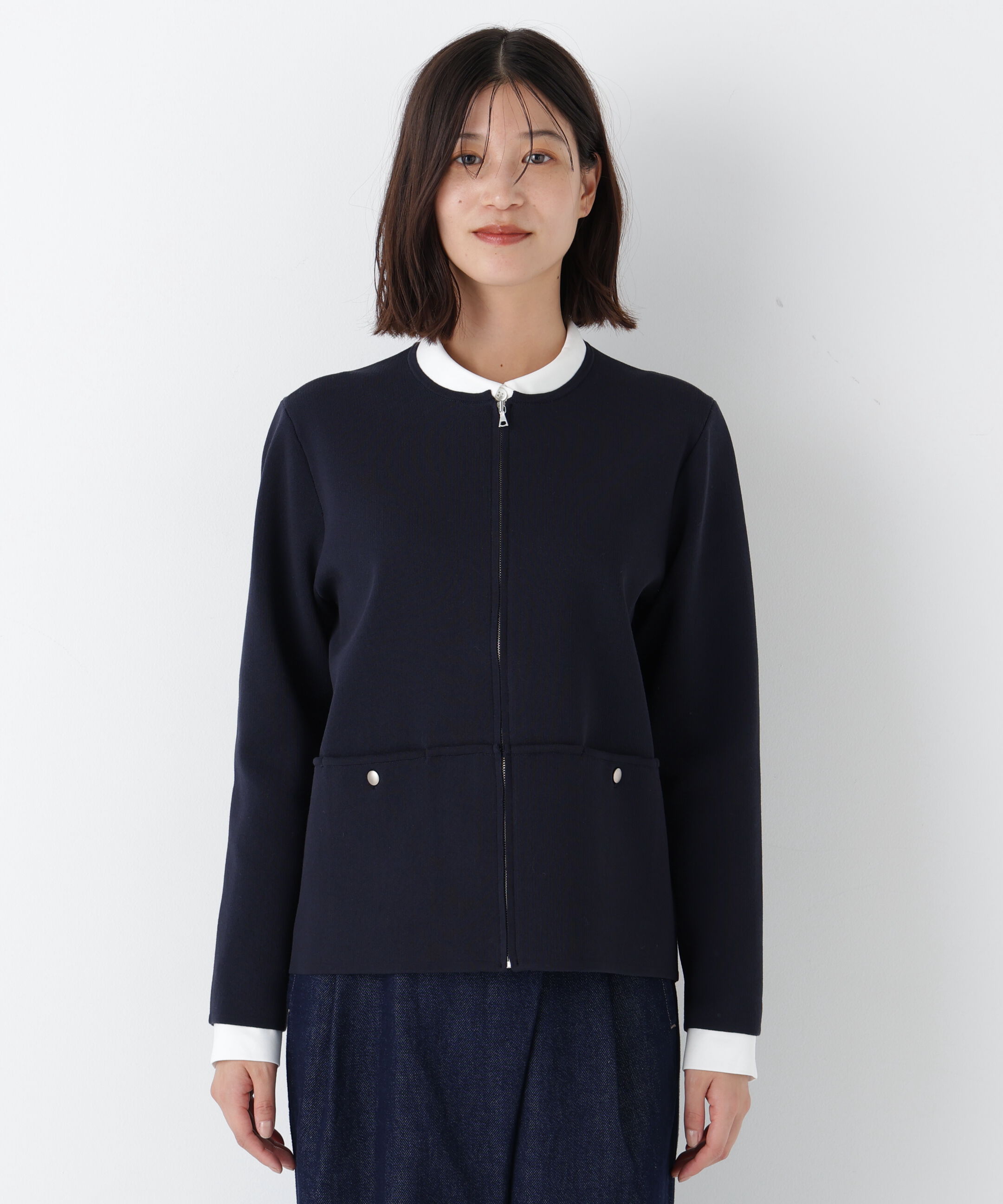  「◆コットンスムースジップアップＪＫ」|その他|