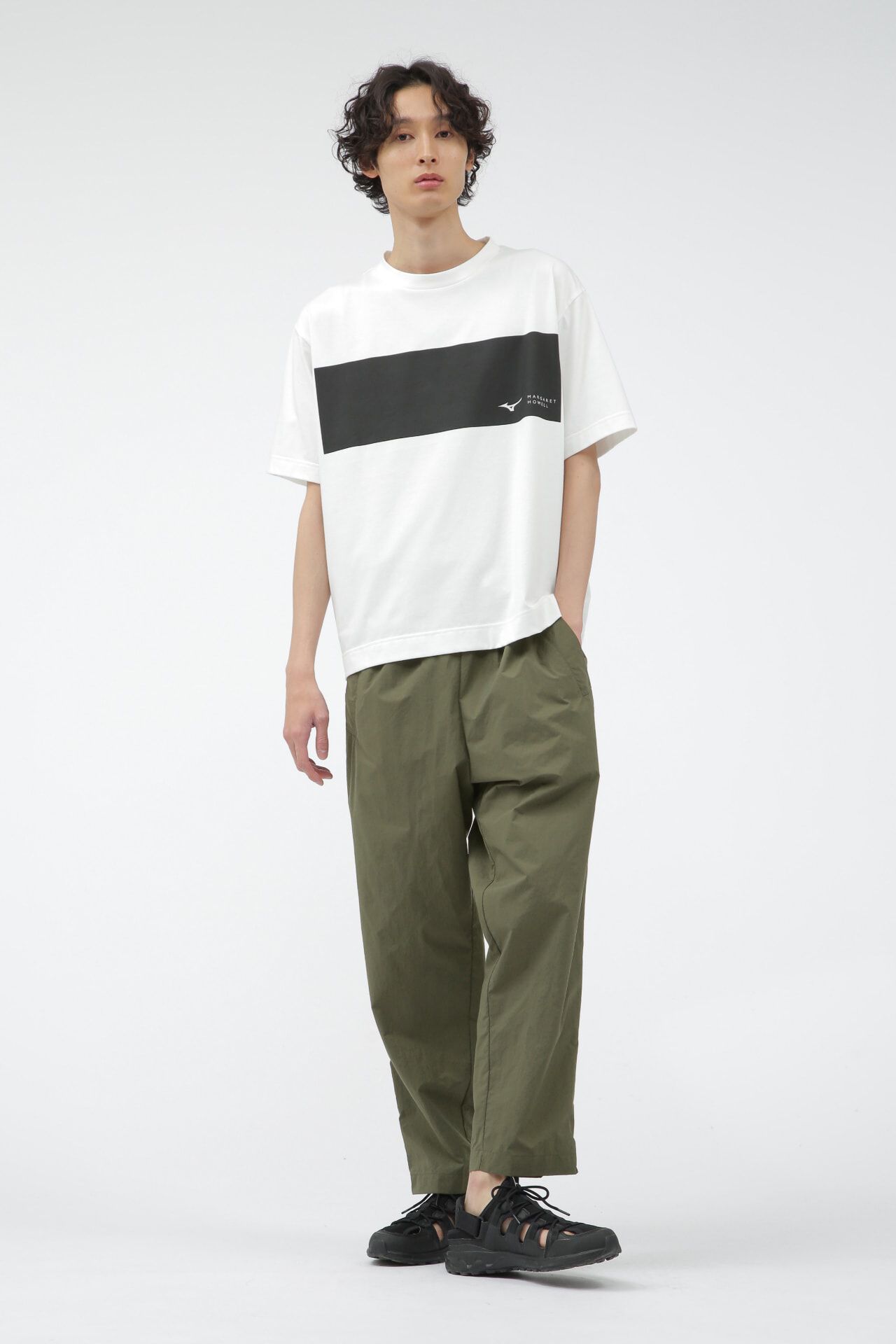 MARGARET HOWELL「COTTON POLYESTER JERSEY TOP」|Tシャツ・カットソー|