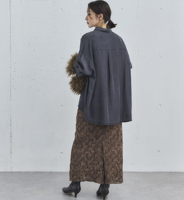 Doux archives「ソフトデニム２ＷＡＹシャツ／」|シャツ・ブラウス|