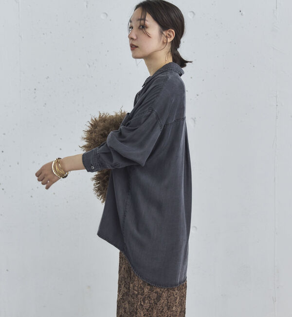 Doux archives「ソフトデニム２ＷＡＹシャツ／」|シャツ・ブラウス|