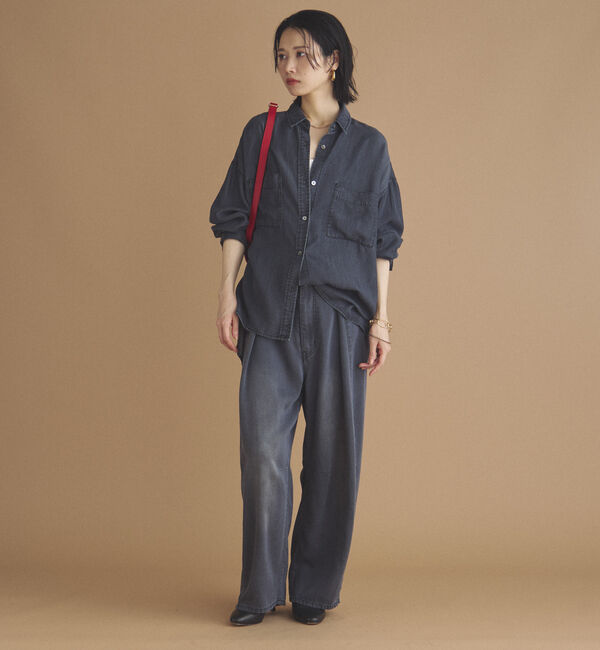 Doux archives「ソフトデニム２ＷＡＹシャツ／」|シャツ・ブラウス|