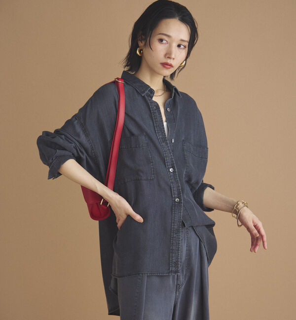 Doux archives「ソフトデニム２ＷＡＹシャツ／」|シャツ・ブラウス|