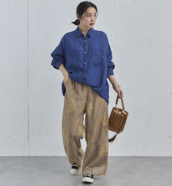 Doux archives「ソフトデニム２ＷＡＹシャツ／」|シャツ・ブラウス|