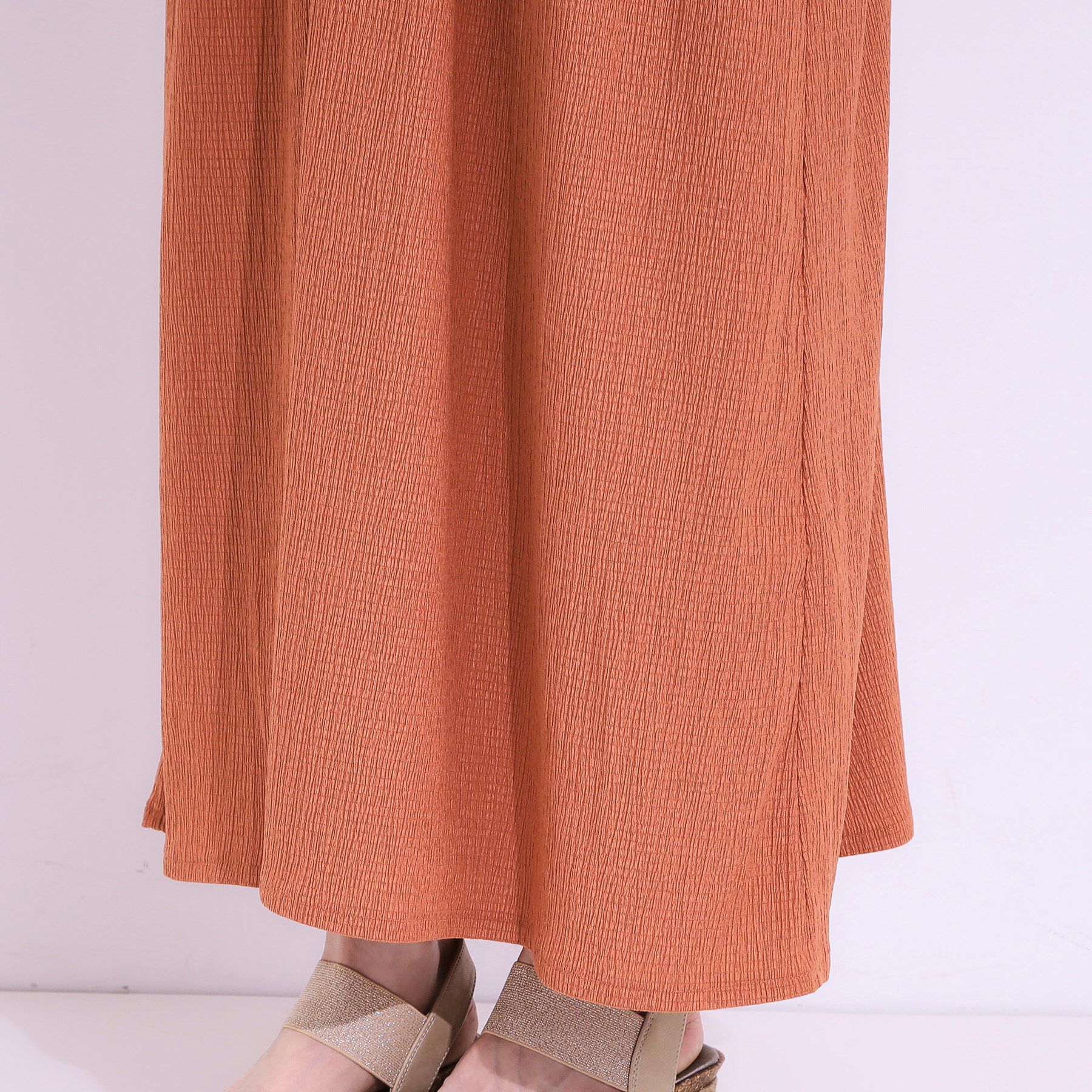 SHOO･LA･RUE「【前後2WAY】さらりと大人上品に 楊柳フレンチワンピース」|ワンピース|