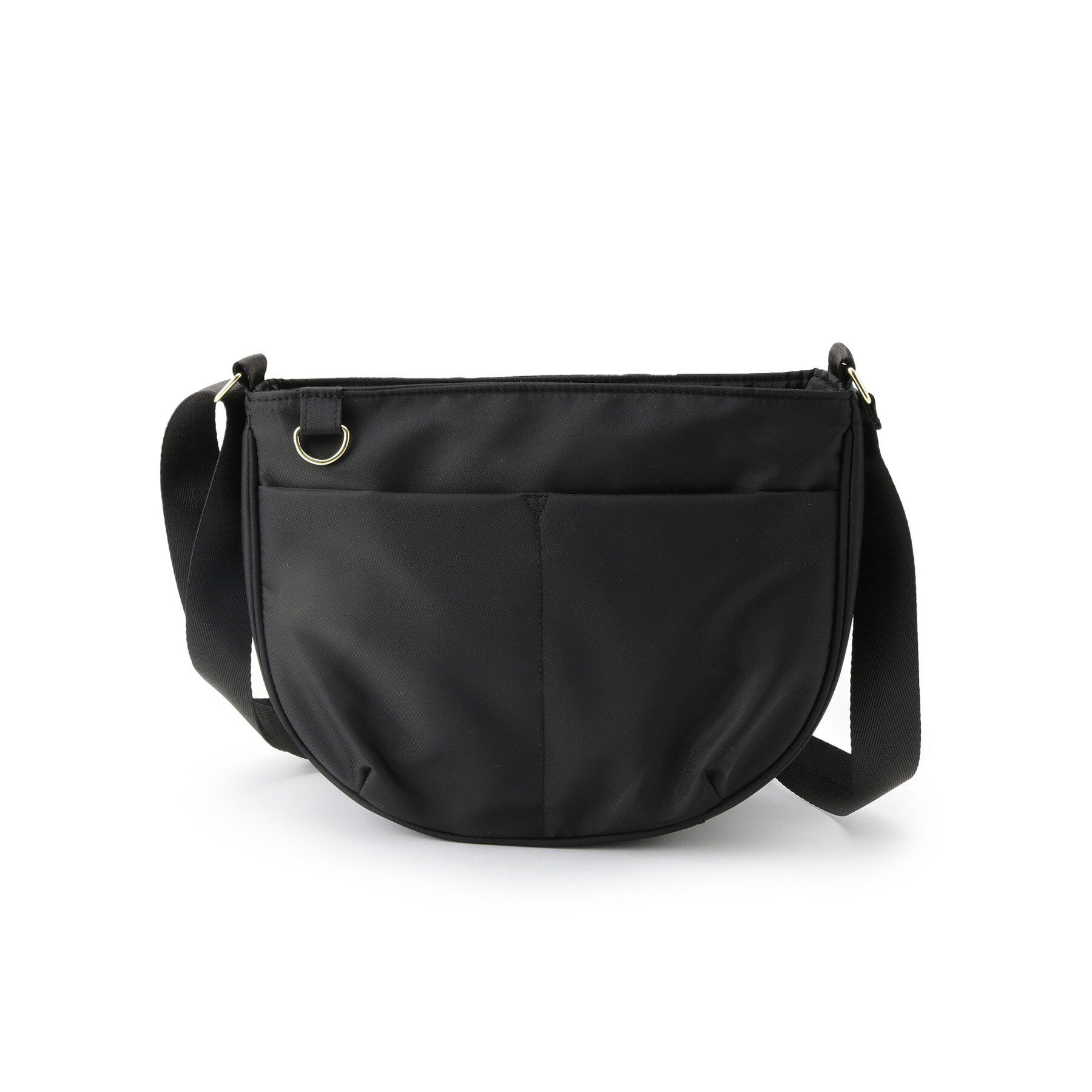 SHOO･LA･RUE「【撥水】フロントポケットハーフムーンショルダーバッグ」|ショルダー・メッセンジャー|