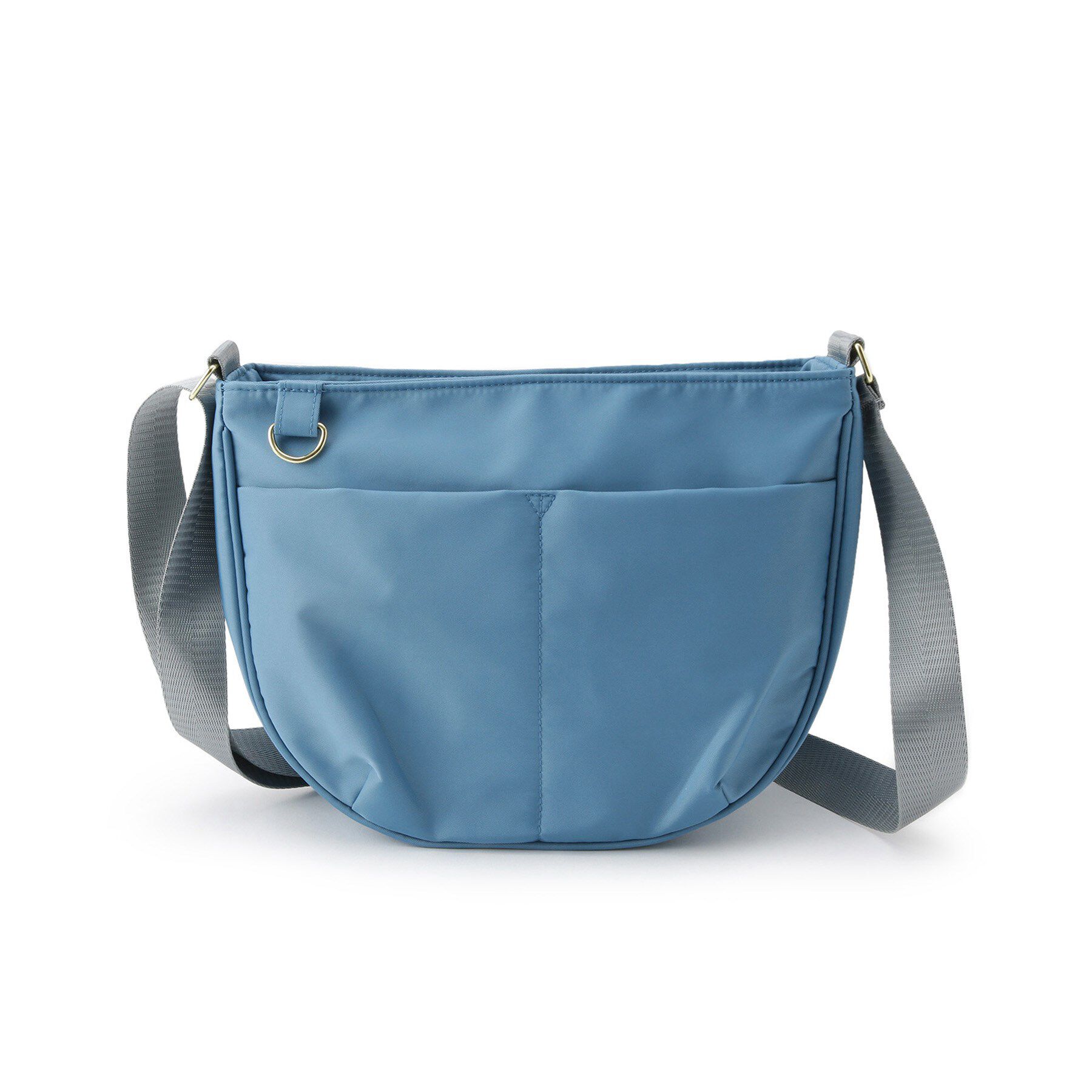 SHOO･LA･RUE「【撥水】フロントポケットハーフムーンショルダーバッグ」|ショルダー・メッセンジャー|