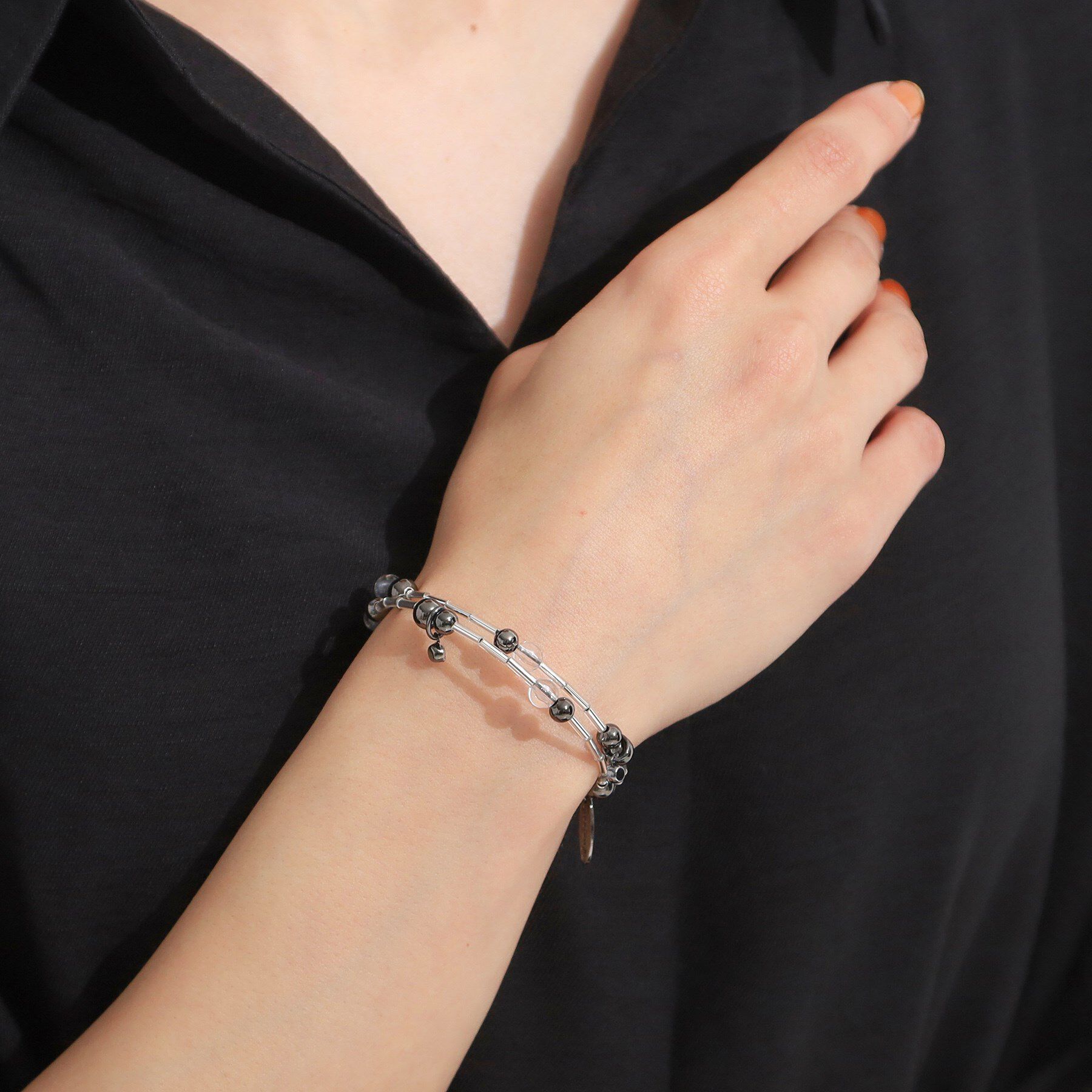 SHOO･LA･RUE「ボールチェーンバングル」|ブレスレット・バングル|