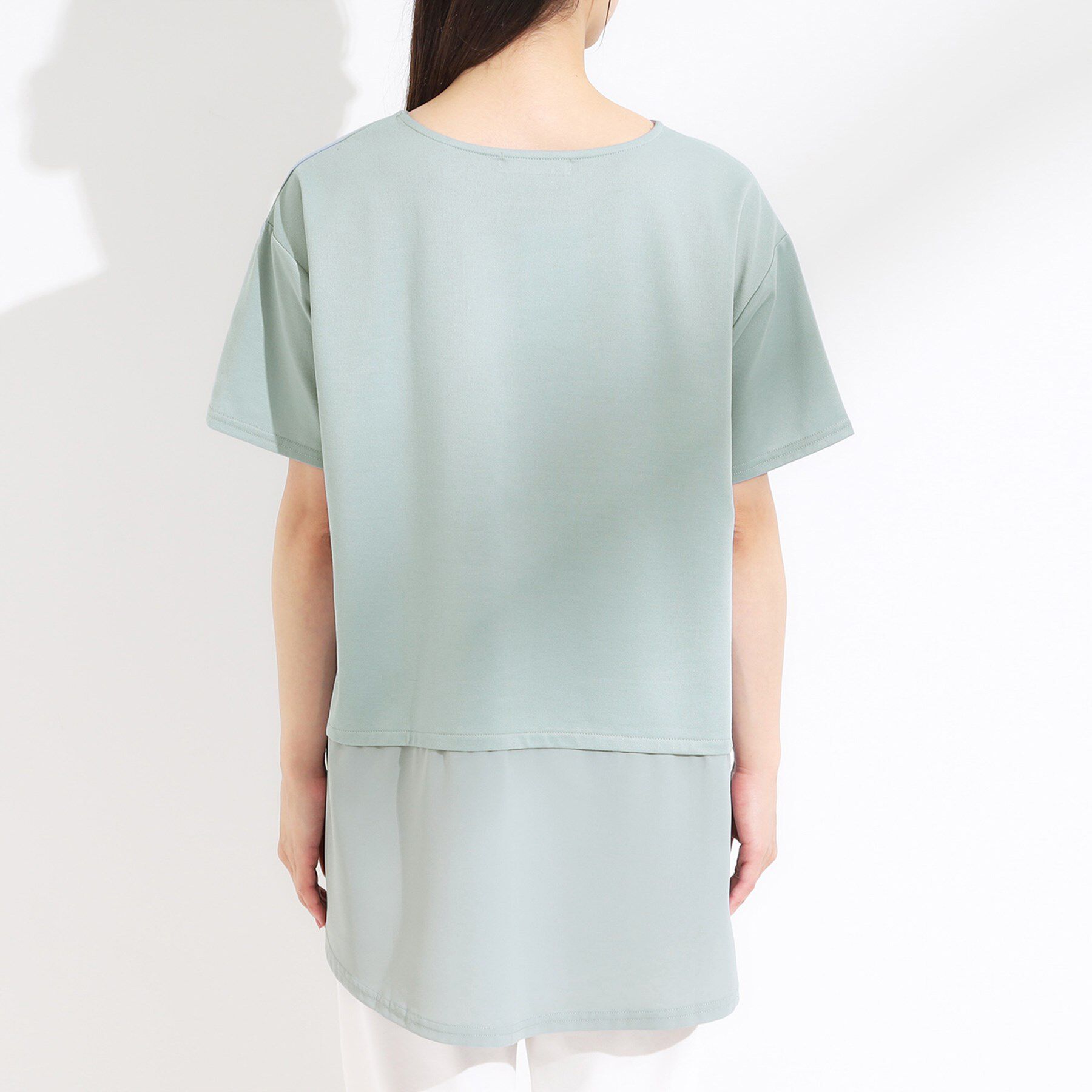 SHOO･LA･RUE「【S-LL/UV/吸水速乾】きれいに体型カバー Aライン チュニックワンピース」|チュニック|