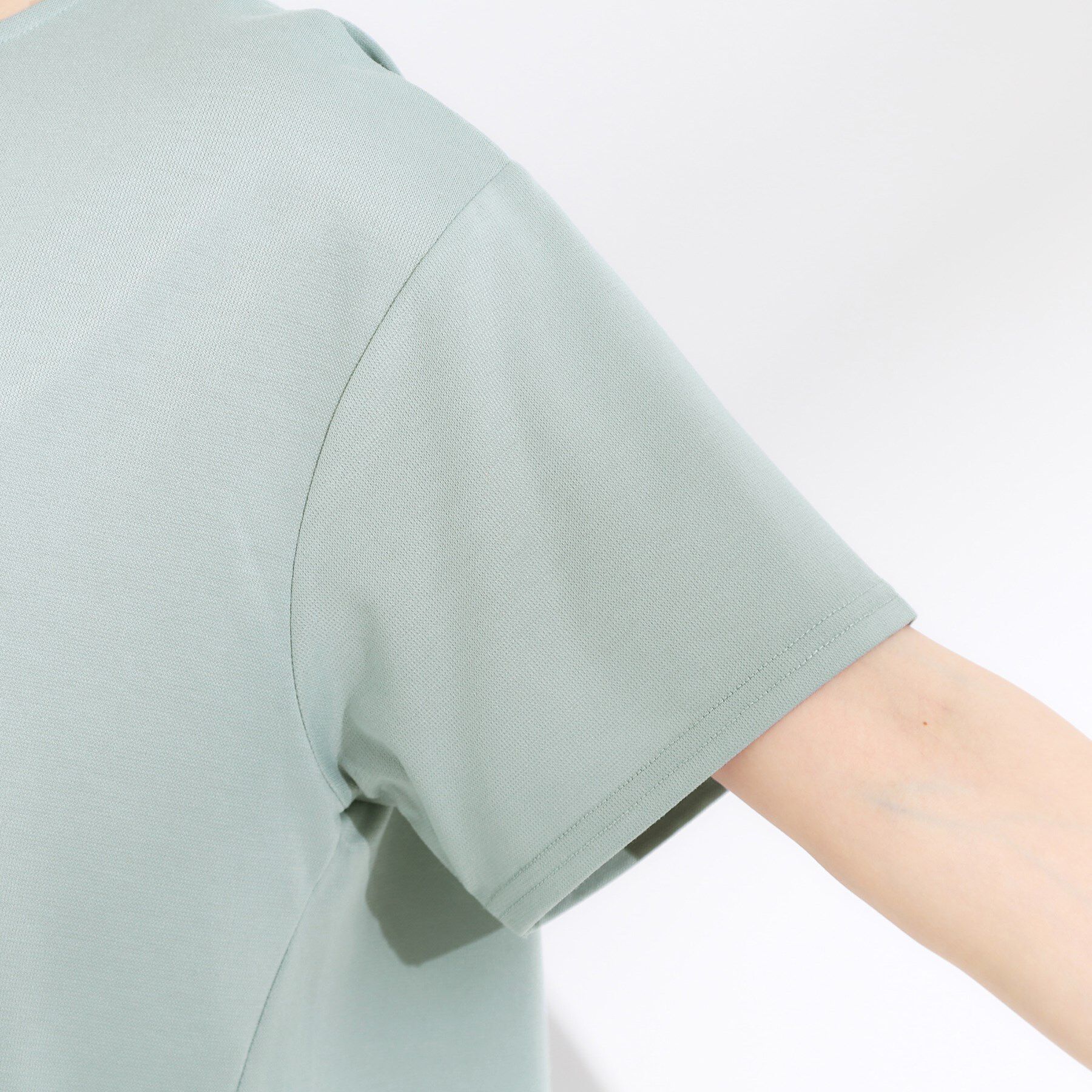 SHOO･LA･RUE「【S-LL/UV/吸水速乾】きれいに体型カバー Aライン チュニックワンピース」|チュニック|