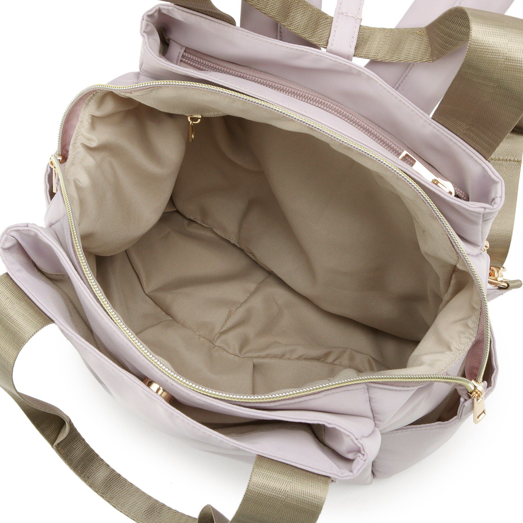 SHOO･LA･RUE「【撥水／2WAY】トートにもなる低反発ベルトの3層リュック」|リュック|