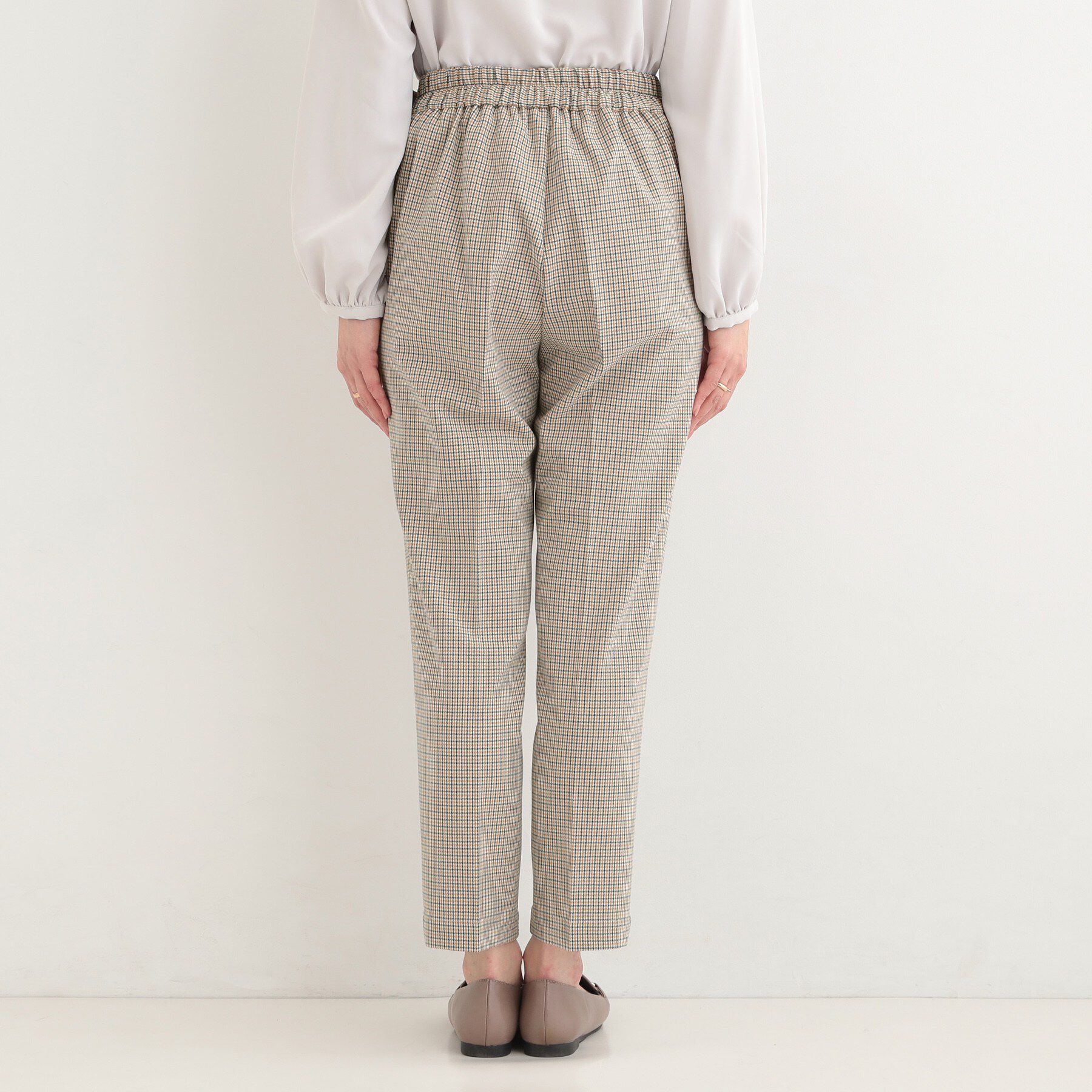 SHOO･LA･RUE「【洗濯機可/S-LL】ベルト風デザインがアクセント きれい見えテーパードパンツ」|その他|