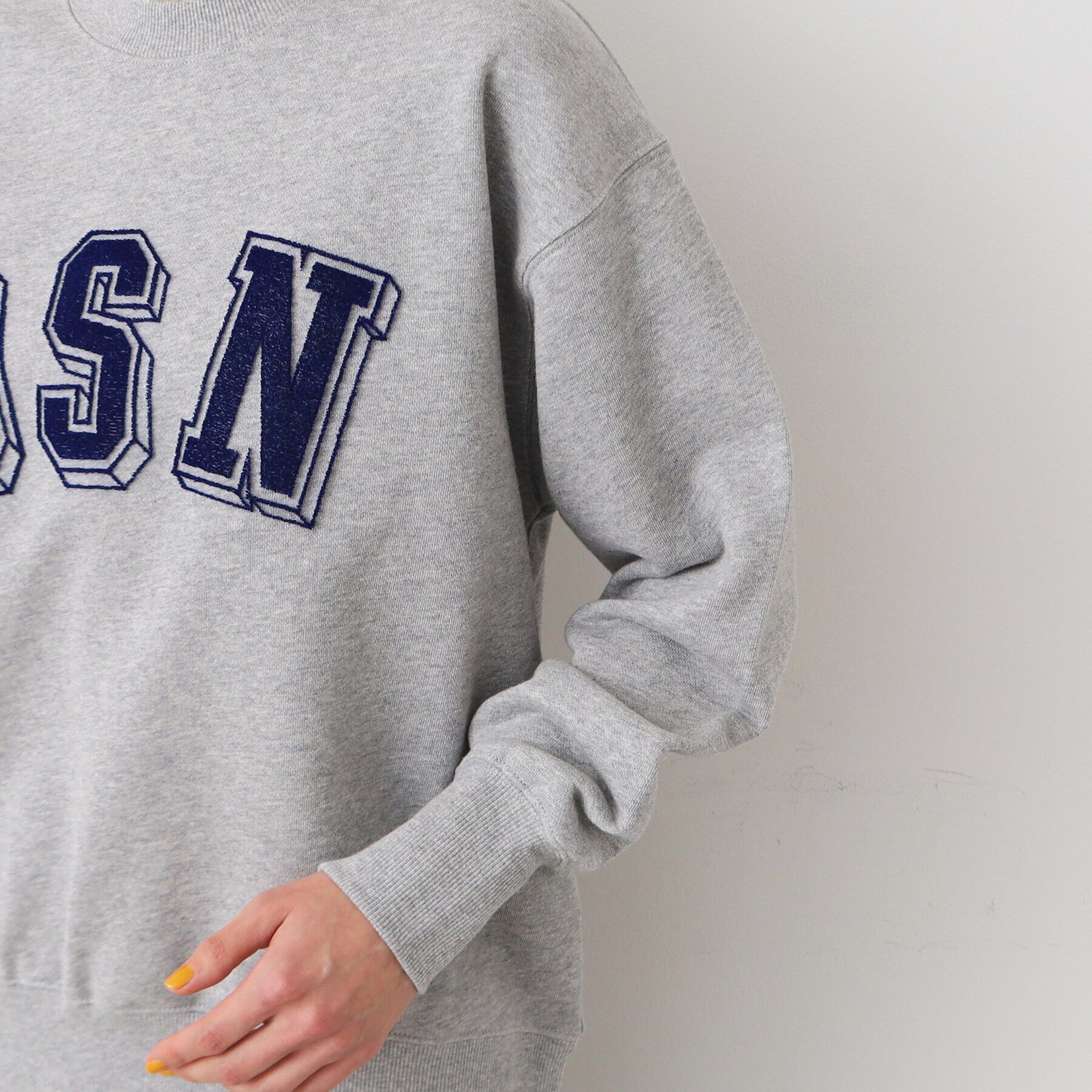 Dessin「【ユニセックス・洗える・セットアップ可能】タフティングロゴスウェット」|パーカー|