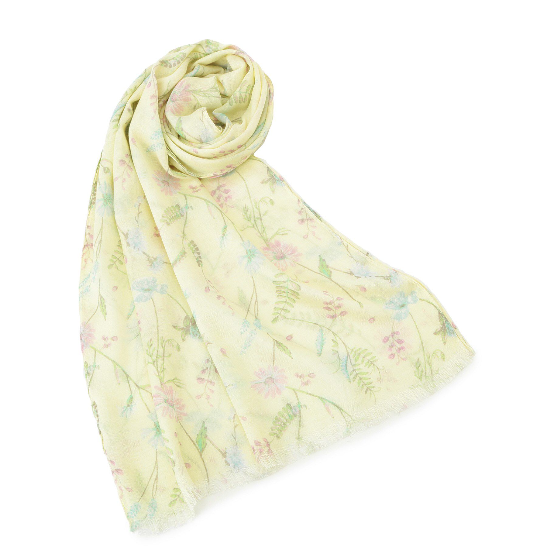 ITS&rsquo;DEMO「【UV／接触冷感／手洗い可】ボタニカルレーヨンストール」|ストール|