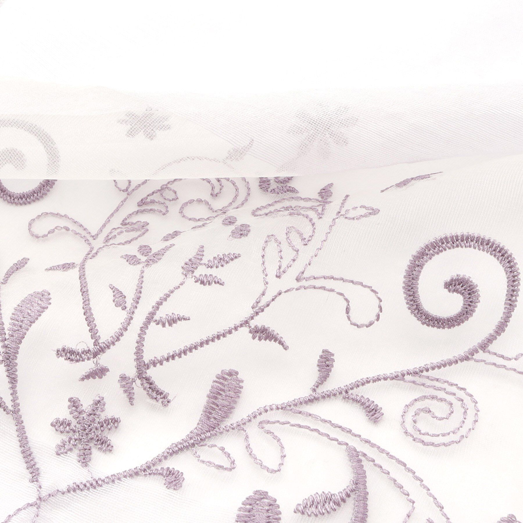 SunaUna「【巻くだけで春気分】レース柄刺繍ストール」|ストール|