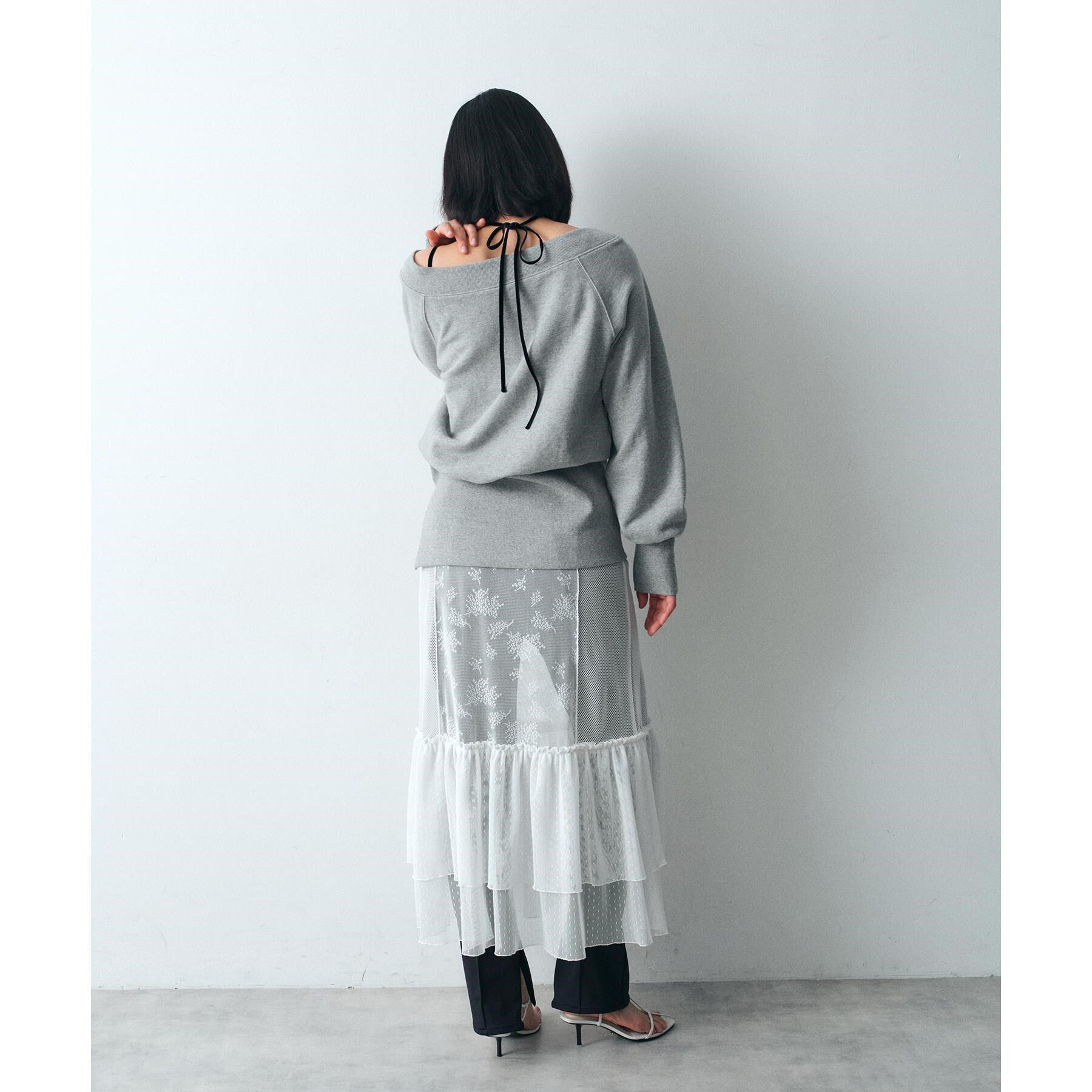 CODE A「off－shoulder sweat」|パーカー|