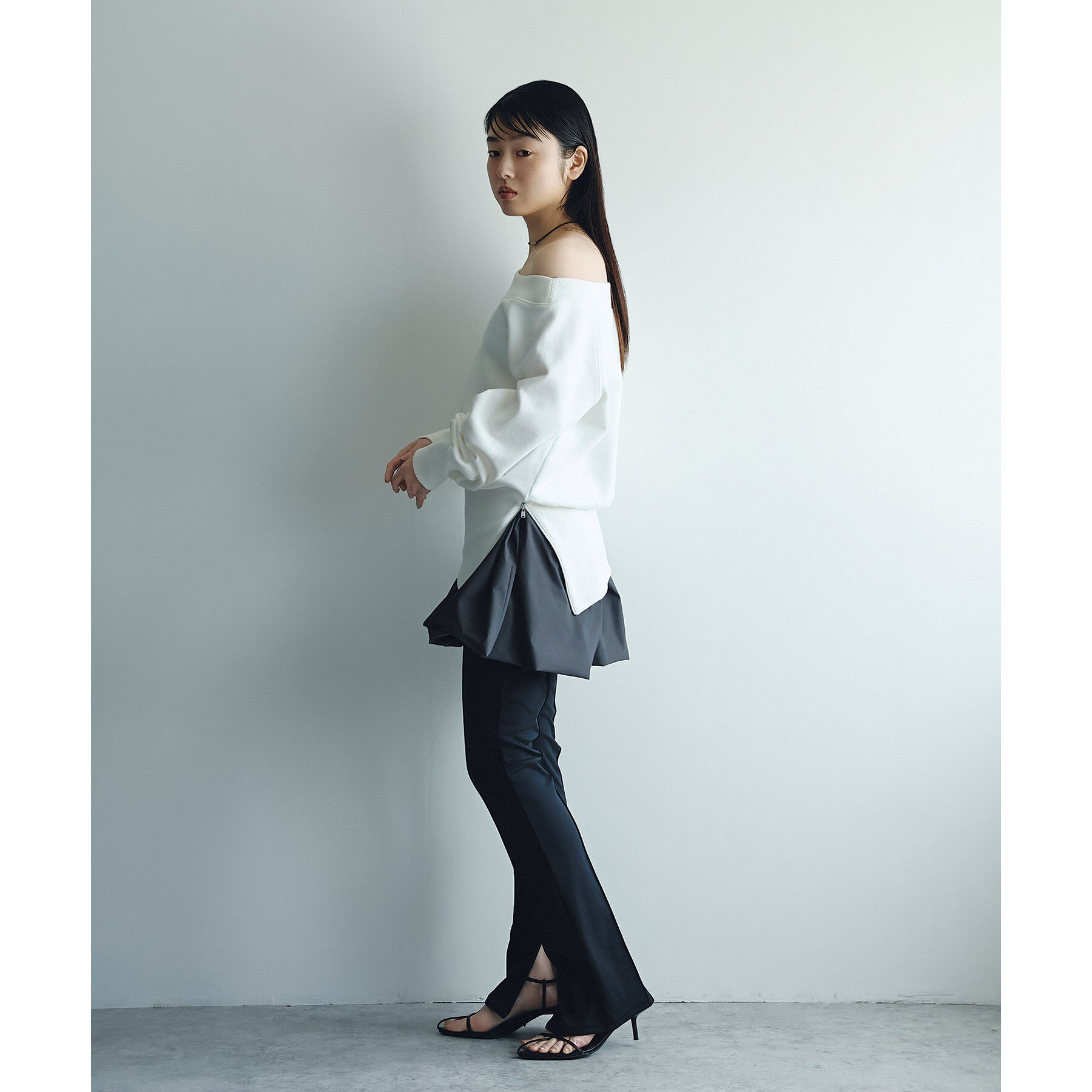 CODE A「off－shoulder sweat」|パーカー|