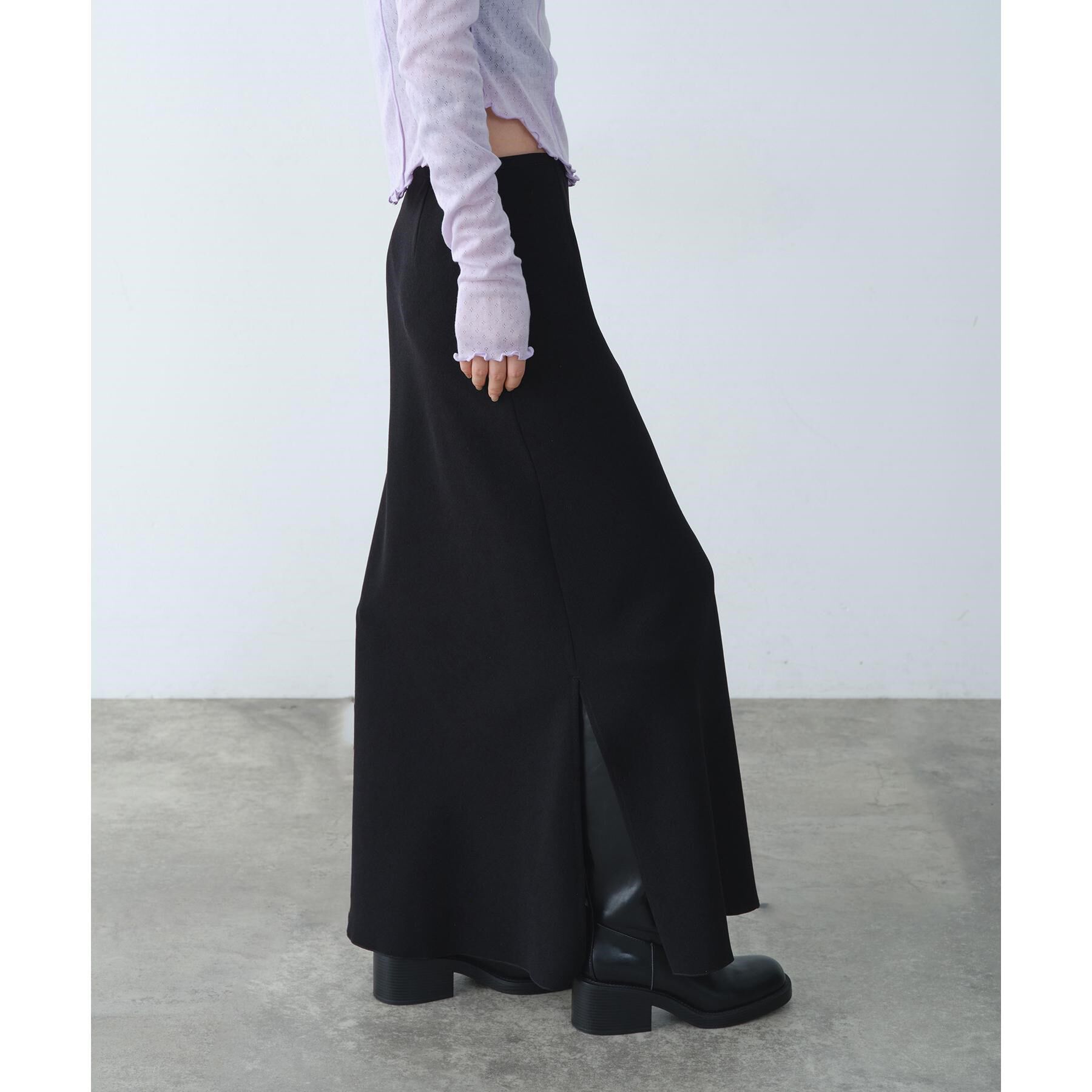 CODE A「【Re】easy－fit long skirt」|スカート|