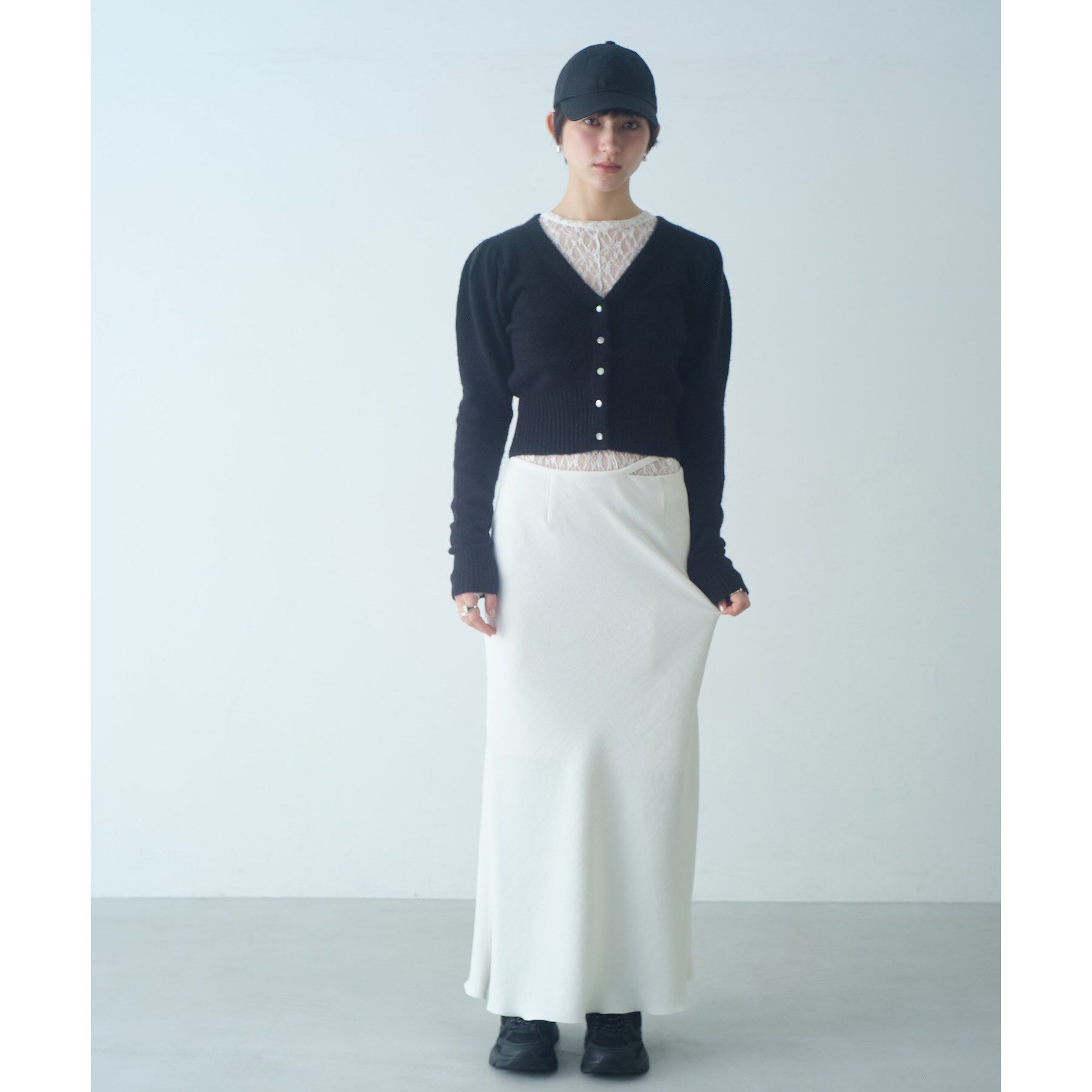 CODE A「【Re】easy－fit long skirt」|スカート|