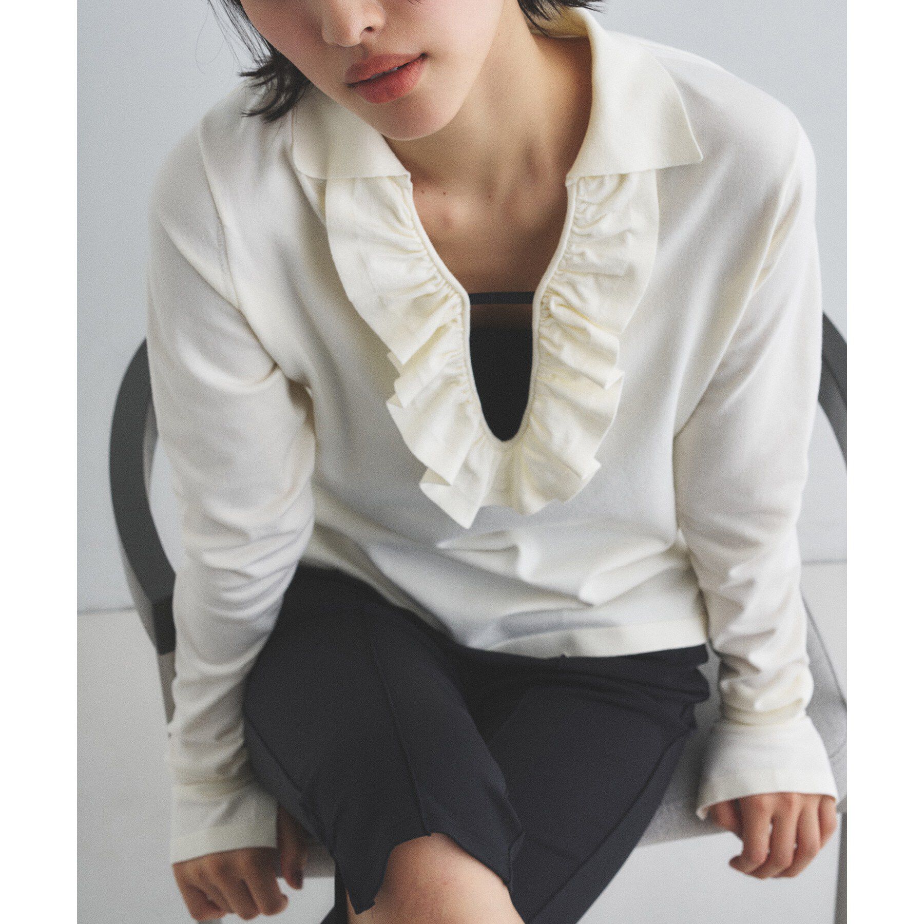 CODE A「frill knit」|ニット・セーター|