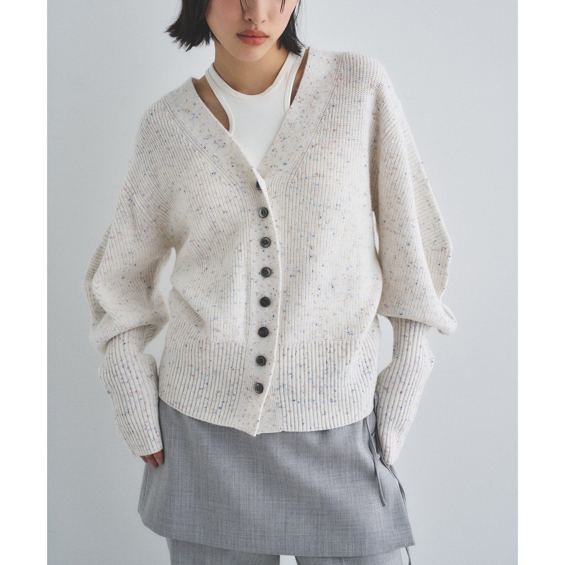 CODE A「puff cardigan」|カーディガン|