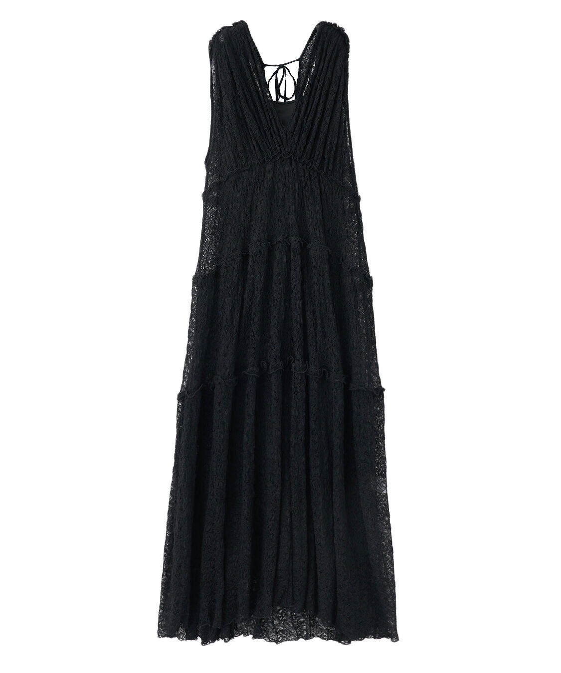 COCO DEAL「レースティアードワンピース」|ワンピース|ブラック