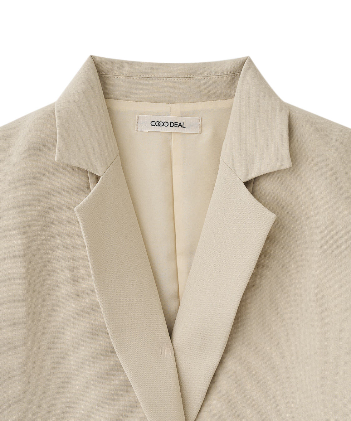 COCO DEAL「デザインボタンサイドリボンジレ」|ベスト・ジレ|