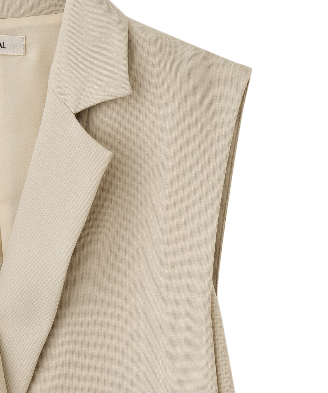 COCO DEAL「デザインボタンサイドリボンジレ」|ベスト・ジレ|