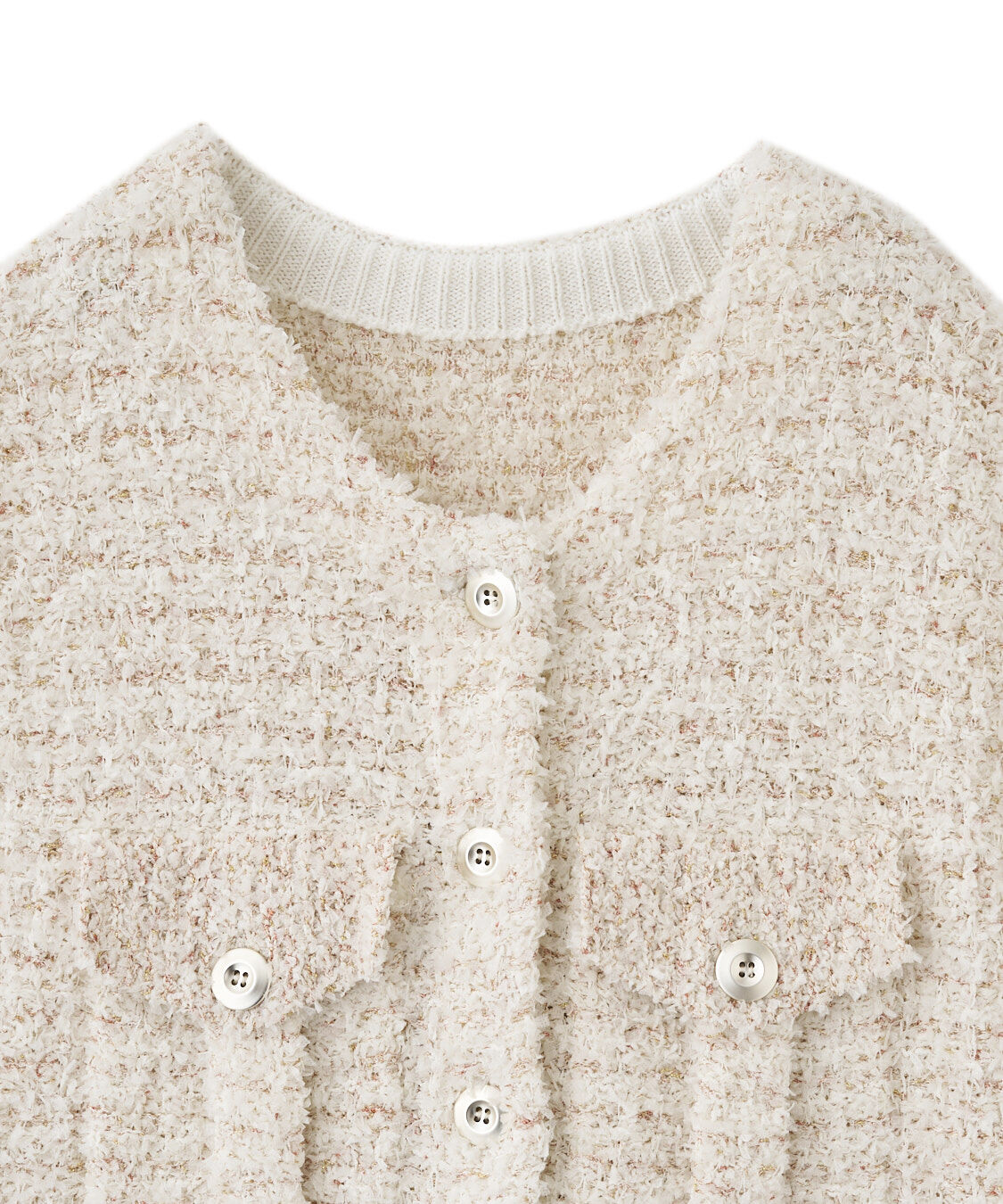 COCO DEAL「ツイーディニットベスト」|ニット・セーター|