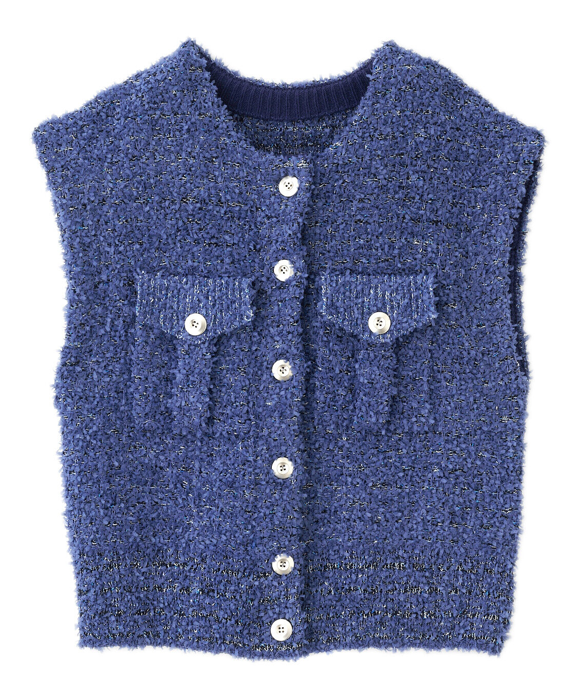 COCO DEAL「ツイーディニットベスト」|ニット・セーター|