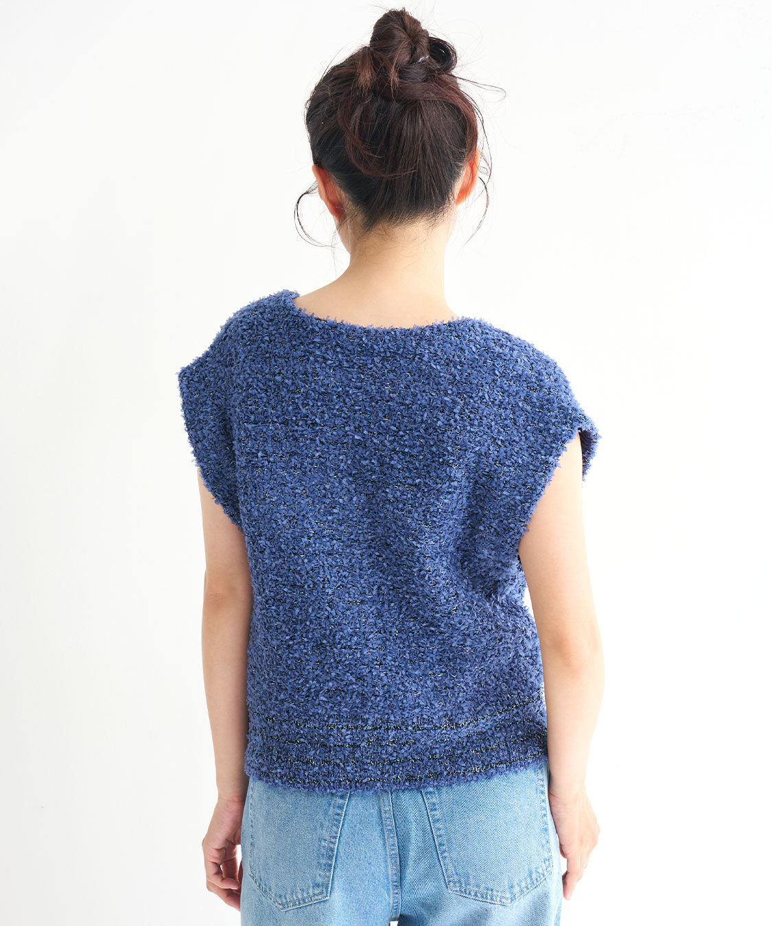 COCO DEAL「ツイーディニットベスト」|ニット・セーター|