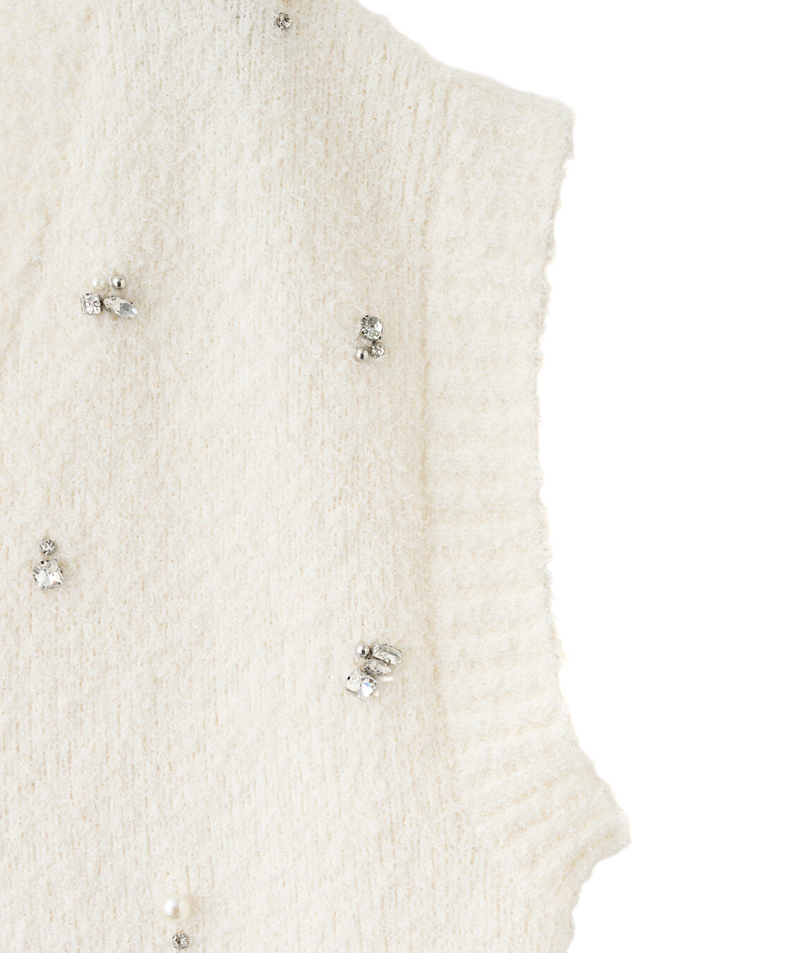 COCO DEAL「ビジューニットベスト」|ニット・セーター|