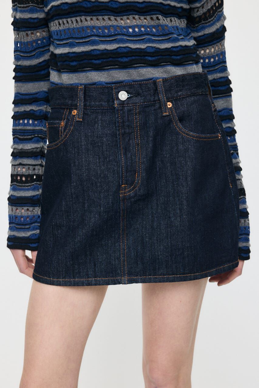 MOUSSY「MIDRISE DENIM スカート」|スカート|One Wash1