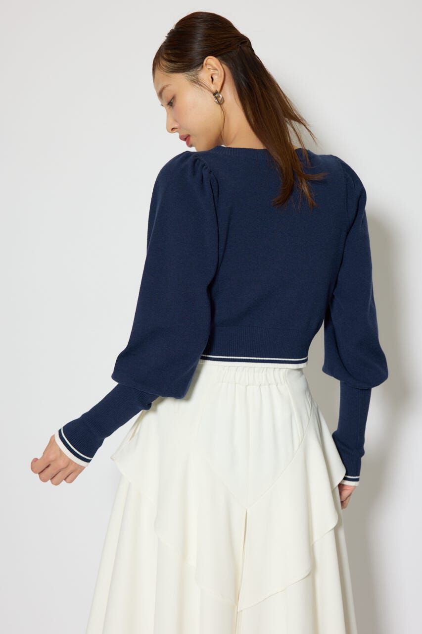 rienda「ロゴニットトップス」|ニット・セーター|