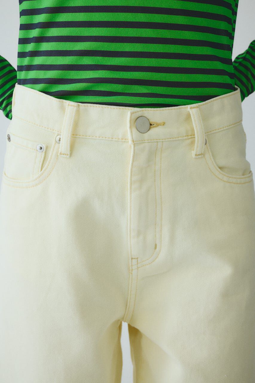 HeRIN.CYE「Color denim pants」|デニム|